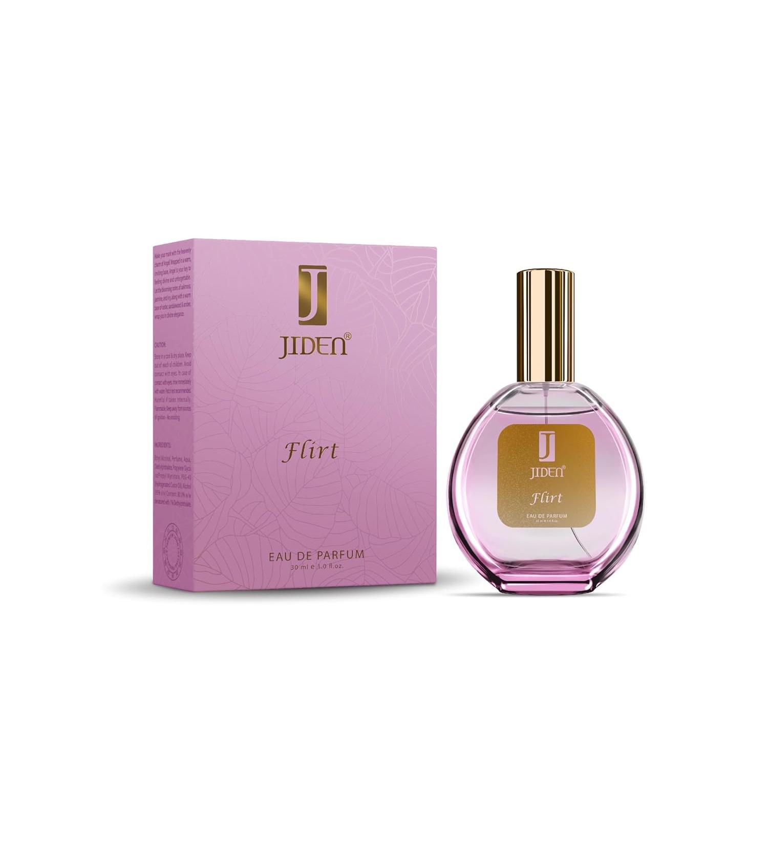 JI.DEN Luxury Flirt Eau De Parfum For Women Long Lasting Fragrance with Jasmine Peony & Freesia 30 ml - Buy Online on GoSupps.com
