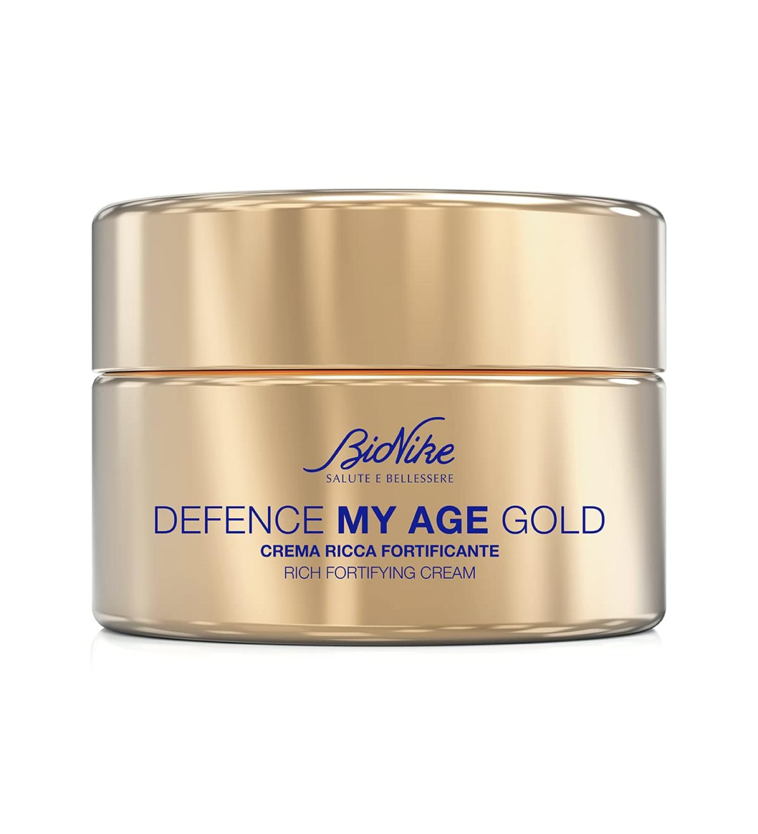 Bionike Defence My Age - Gold Crema Viso Ricca Fortificante Pelle Matura 50ml - Buy Online on GoSupps.com