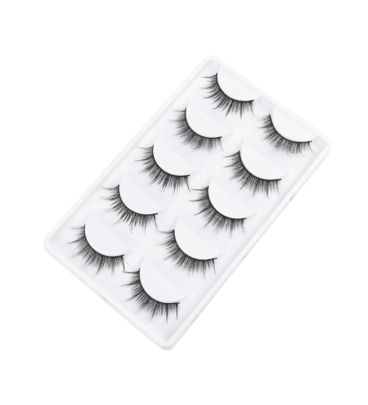 Beavorty 80 Pairs natural false lashes natural fake lashes fake eyelash 3d dense eyelashes - Buy Online on GoSupps.com