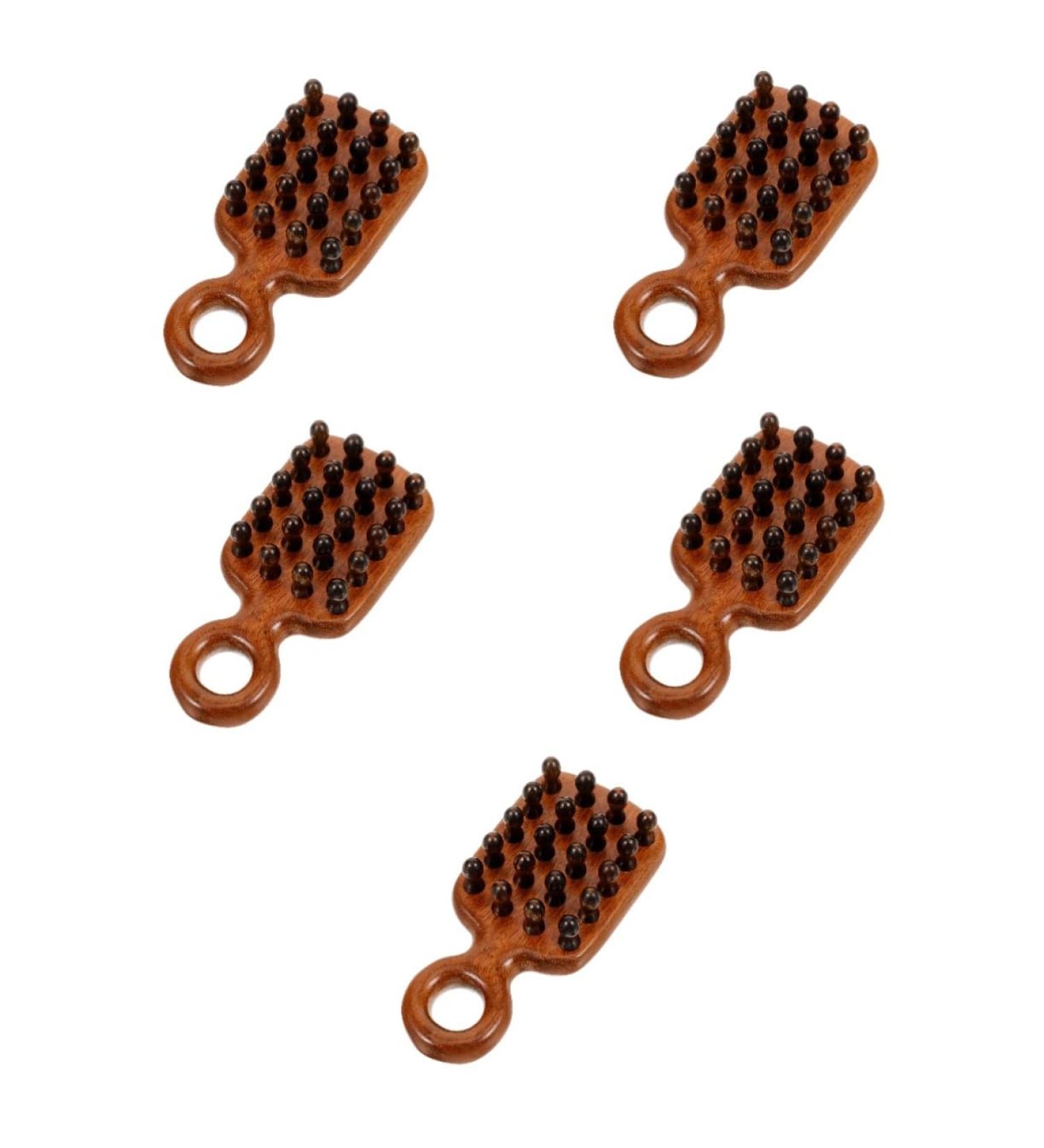 Healvian 5-Piece Wooden Comb Set for Women Detangler Massage Tool & Wide Tooth Comb | High-Quality Hair Care Accessories - Buy Online on GoSupps.com