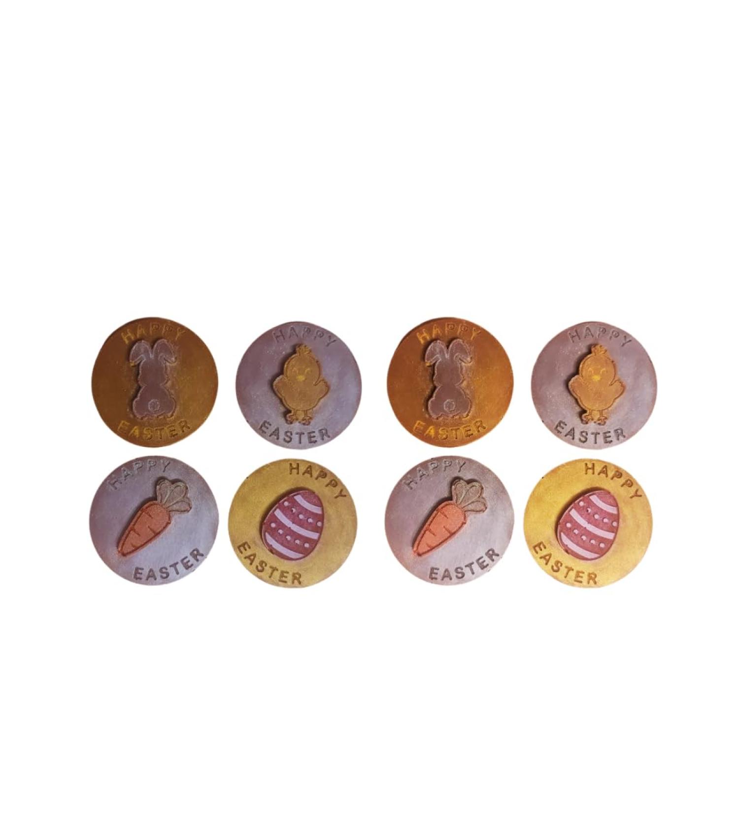 Vegan Chocolate Easter Coins (Vegan Dark 70% Chocolate) - Buy Online on GoSupps.com