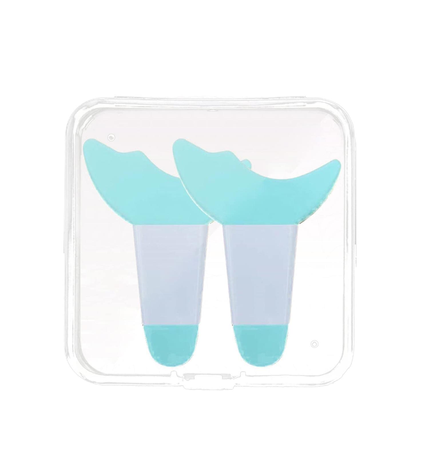 Silicone Brush Lash Stopper + Eyelash Stencils + Eyeliner & Eyeshadow Applicators - Green Long Handle - Buy Online on GoSupps.com