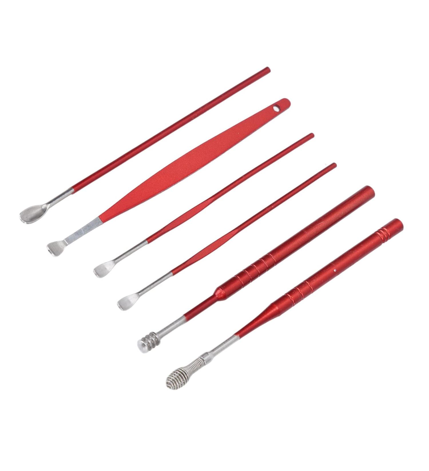 Ear Wax Remover Set - Polished Ear Spoon Set for Itch Relief & Anti-Slip Grip - Easy to Use & Bend-Resistant - Ideal for Home & Salon Use - Buy Online on GoSupps.com