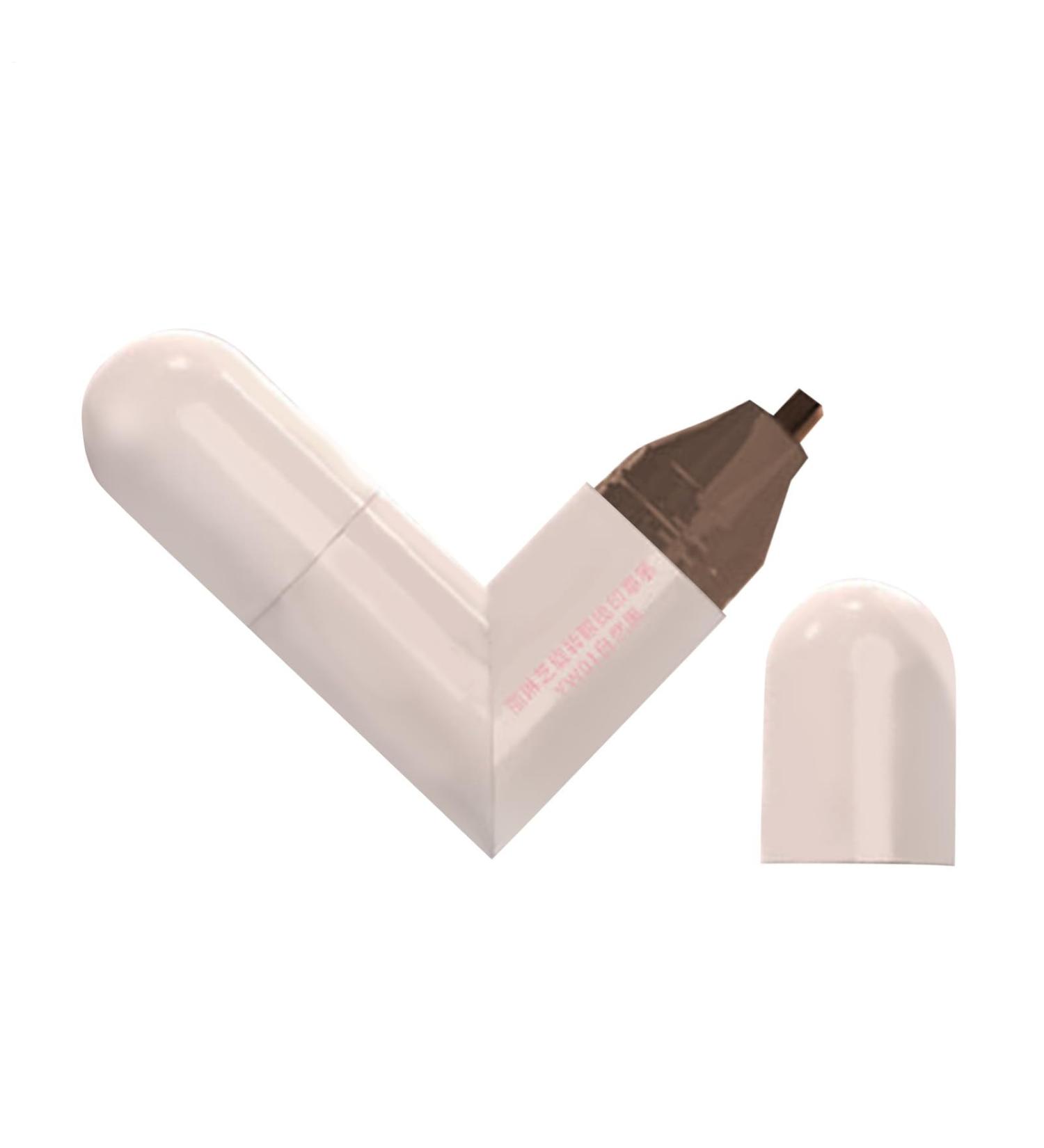 Winged Eye End Stamp Doubletip winged eyeliner stamp Makeup winged eye end stamp with 2 tips Waterproof stencil for dating meetings wearable cosmetics Brown - Buy Online on GoSupps.com