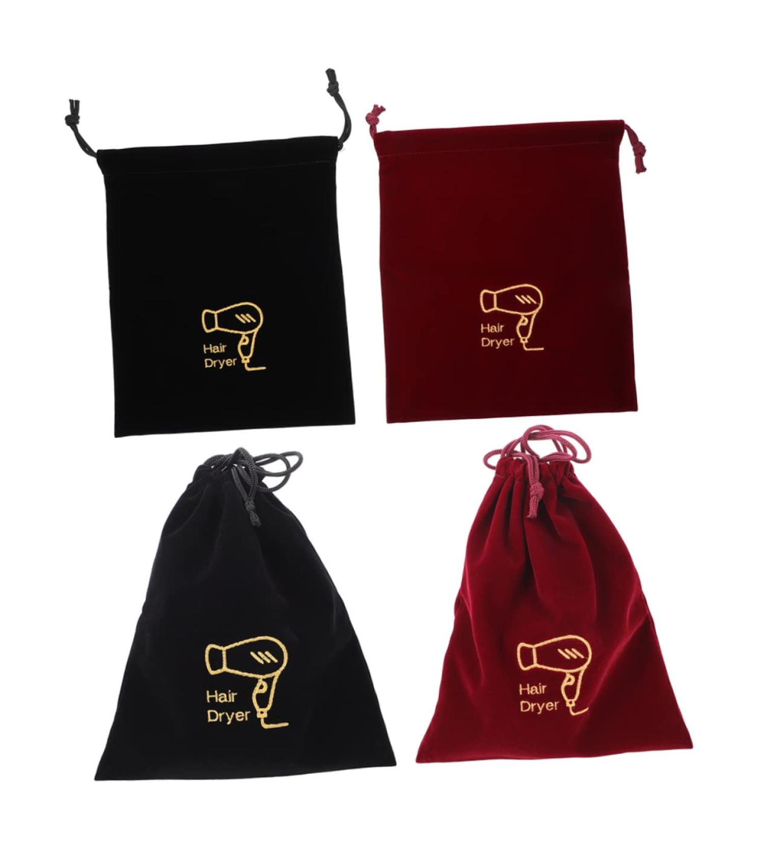 FRCOLOR 4pcs Storage Bag Hair Tools Travel Bag Blow Dryer Bag Drawstring Hair Dryer Carriers Dust Bag - Buy Online on GoSupps.com