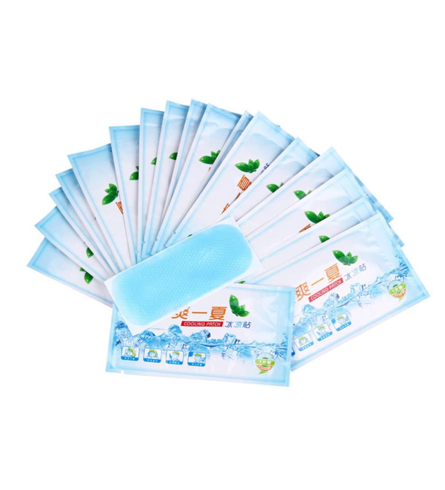 Healeved 40pcs Cooling Patches - Fever Reducer for Headache, Toothache, and Fatigue Relief - Buy Online on GoSupps.com