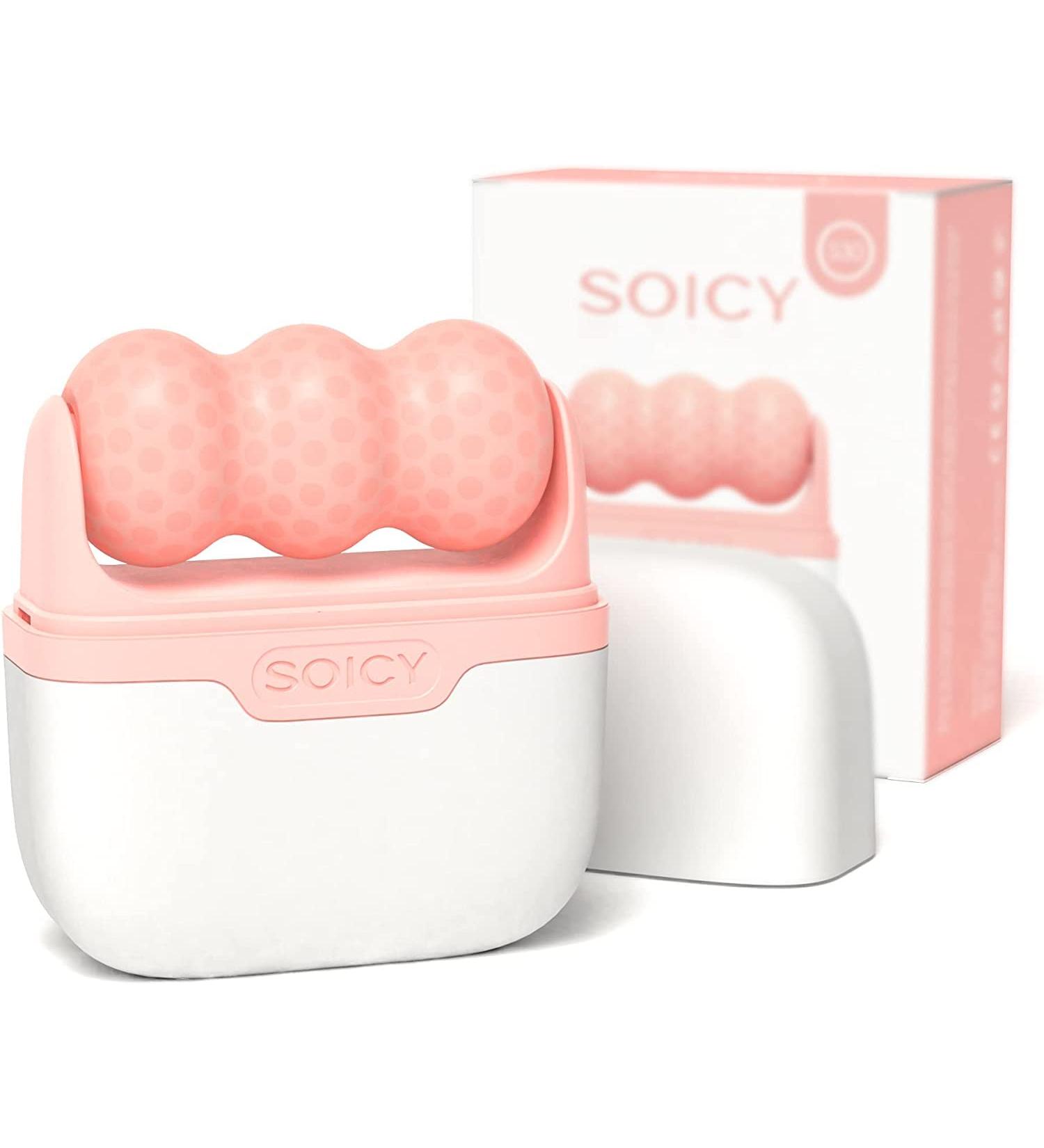 Buy Ice Roller for Face & Eyes - 2 in 1 Facial Skin Care Tool | Reduce Puffiness & Relieve Migraine - Pink Carry Case Included - Buy Online on GoSupps.com