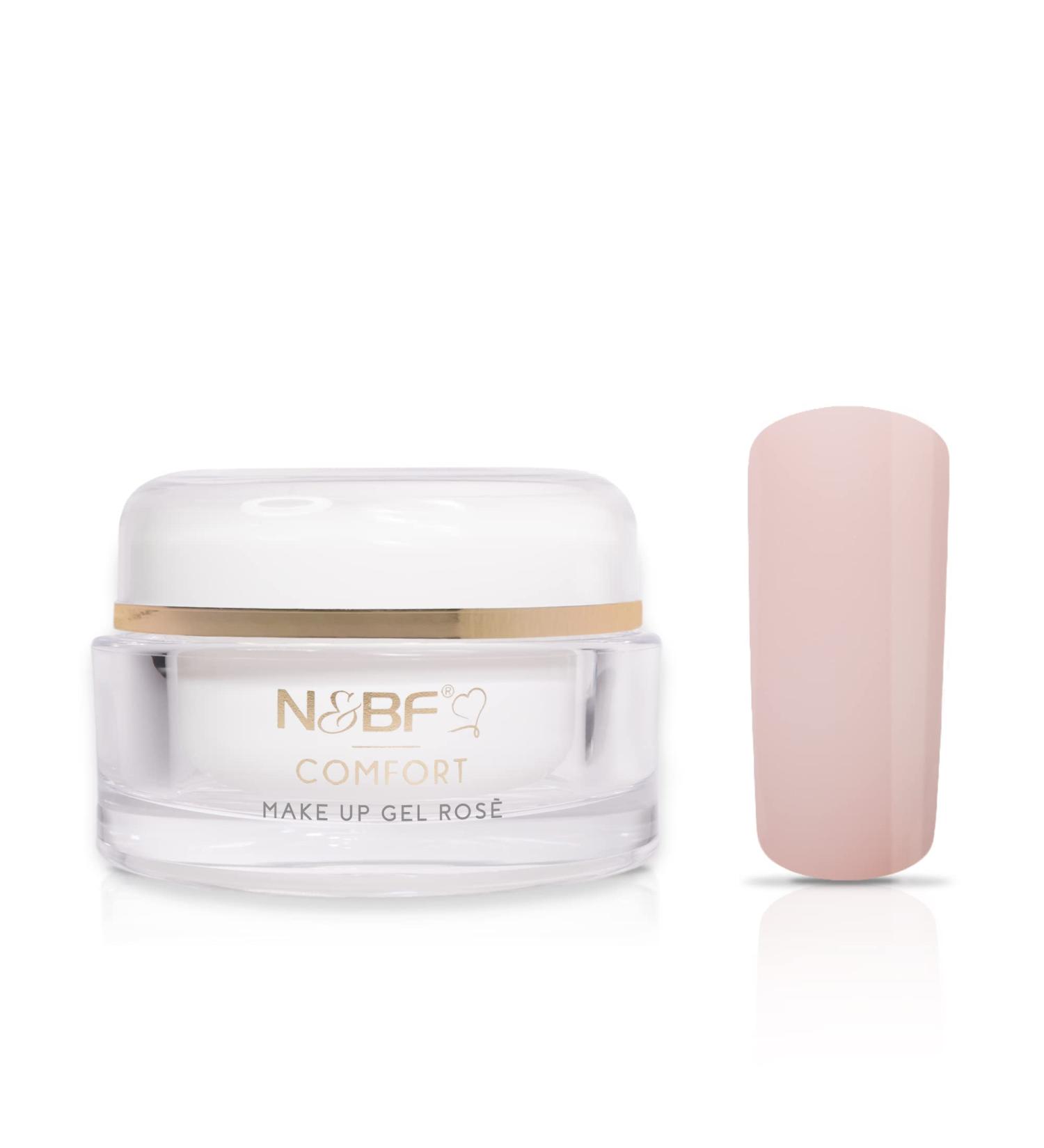 N&BF 15ml Comfort Line Makeup Gel Ros - High Quality Camouflage Cover Gel for Gel Nails - Professional Nail Gel Made in Germany - Buy Online on GoSupps.com