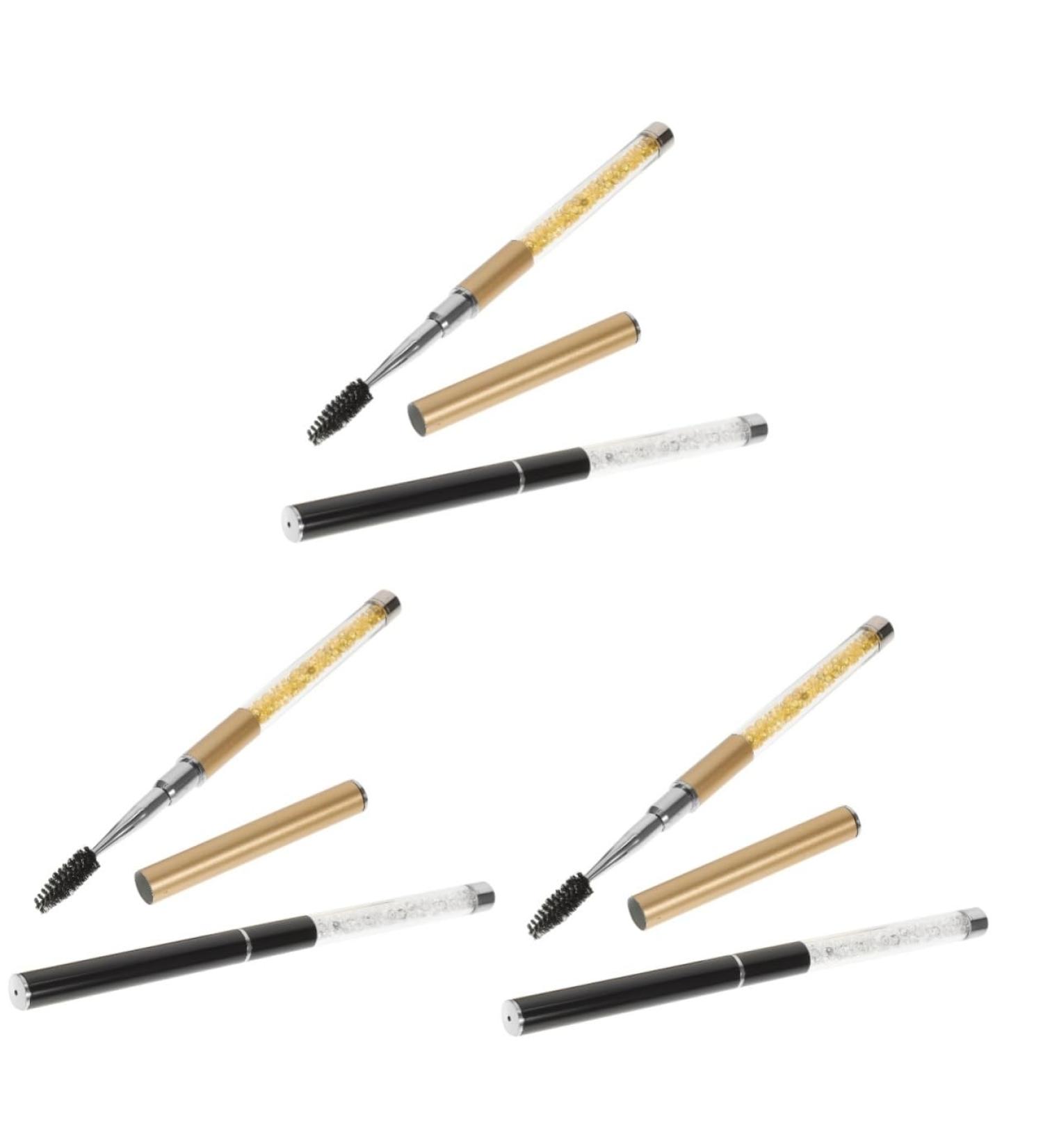 Ipetboom 6 Pcs Grafting Eyelash Brush Set | Mascara Wands & Eyebrow Brushes | Halloween Black Bows | Diamond Cosmetics Fiber | International Shipping Available - Buy Online on GoSupps.com