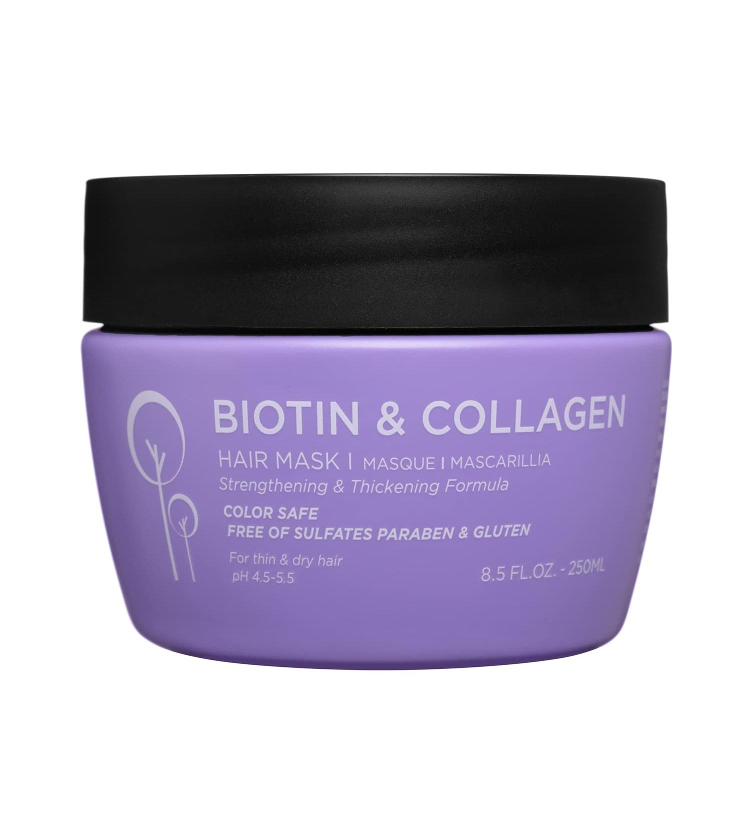 Luseta Biotin & Collagen Hair Mask - 8.5 oz - Growth-Thickening Treatment for Dry, Damaged & Thin Hair - Buy Online on GoSupps.com