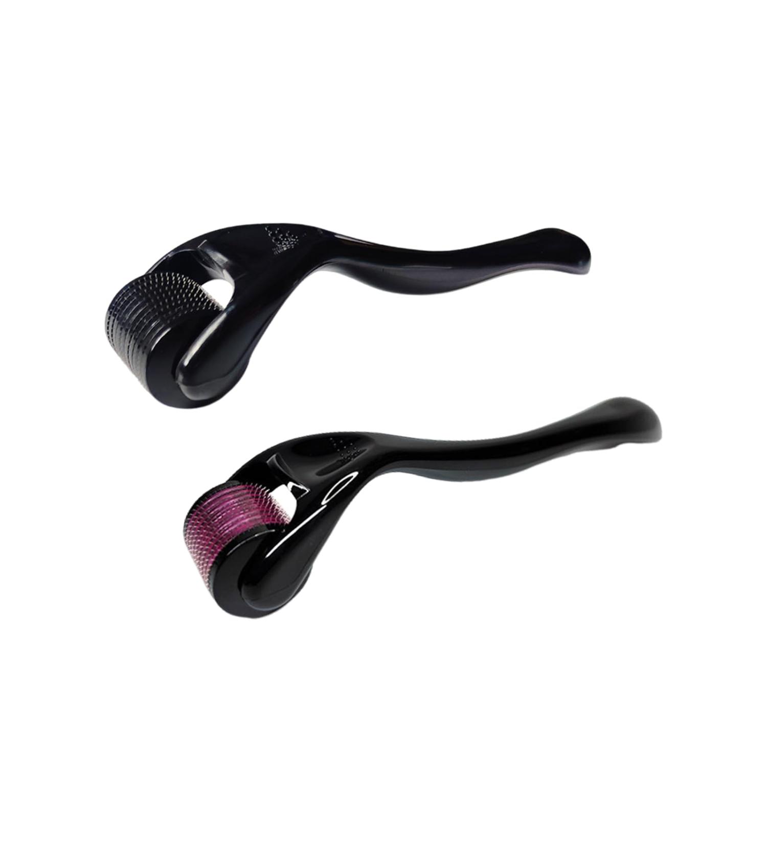 Acpetdr Derma roller 0.2mm/purple wheel and 0.25mm blackTitanium Micro Needling Roller for Men and Women Beard Growth Roller for Stimulate Hair Growth Facial Skin Care Scar Removal - Buy Online on GoSupps.com