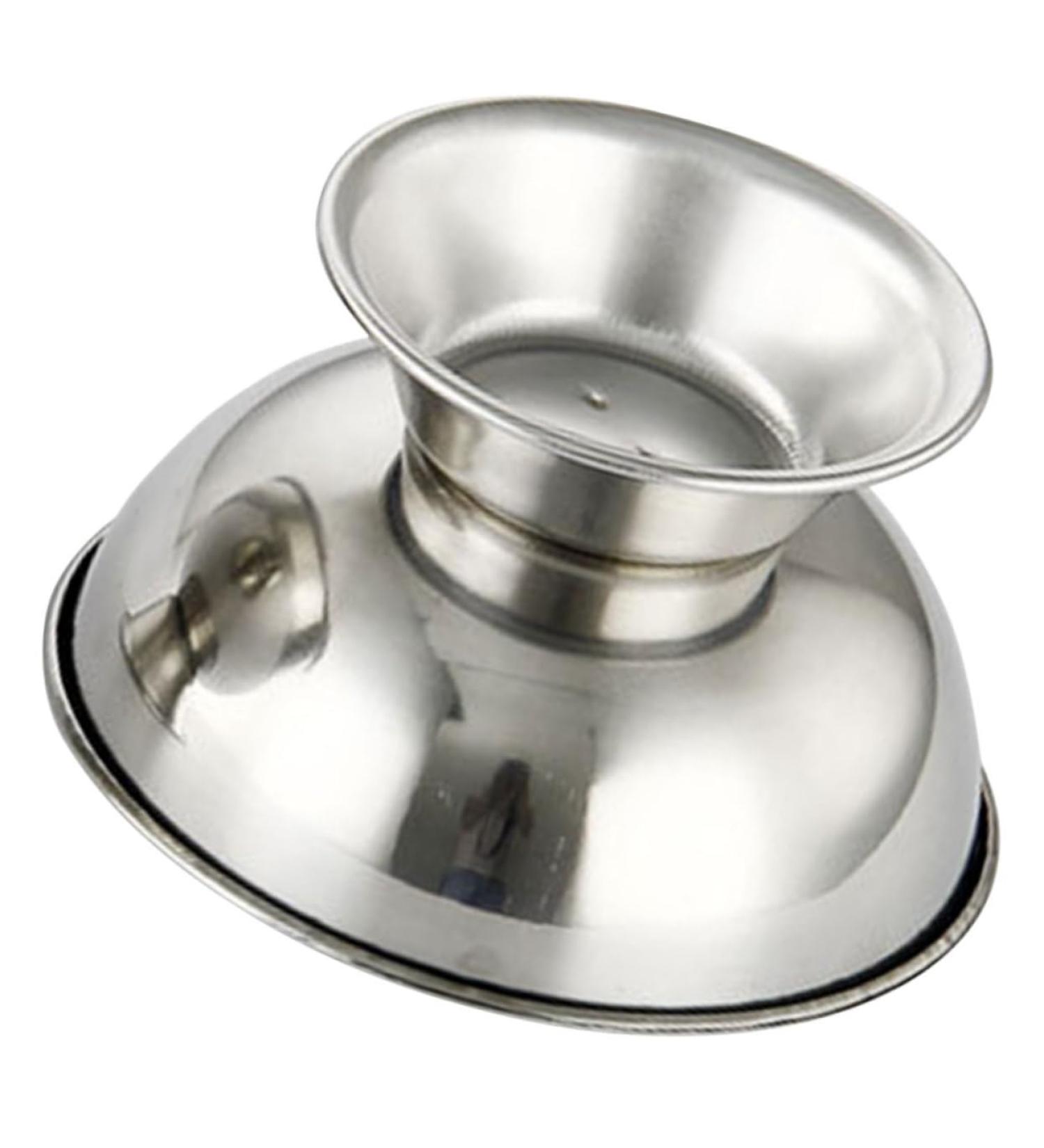 Crilstyleo High Impact Stainless Steel Shaving Bowl for Men - Portable Razor Cup with Feet & Accessories - Perfect Gift for Grooming - Buy Online on GoSupps.com