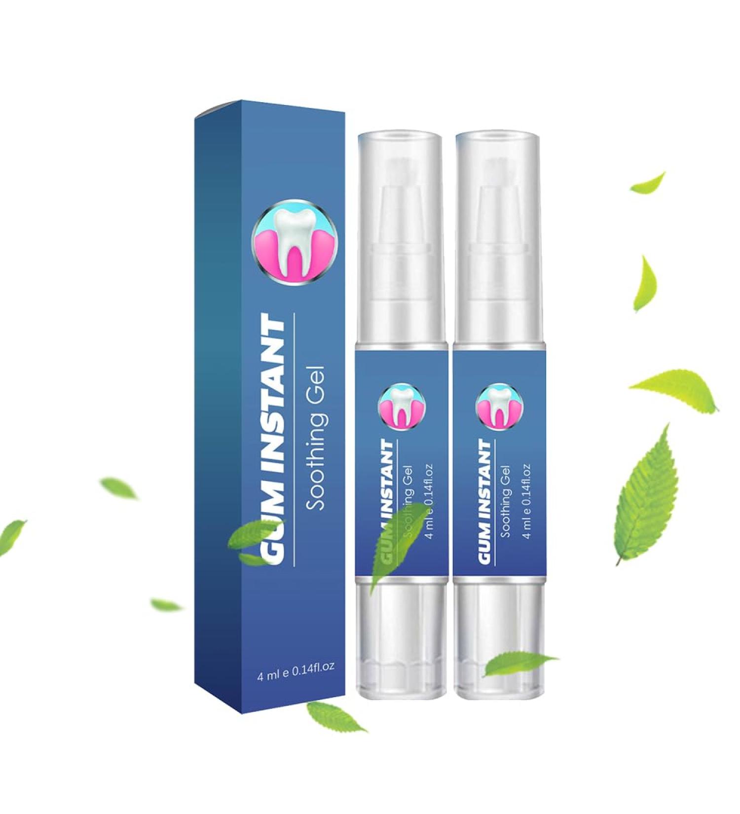 Fivfivgo Gum Instant Treatment Gel & Teeth Whitening Essence - 2PCs | Fast Relief & Whitening Solution - Buy Online on GoSupps.com