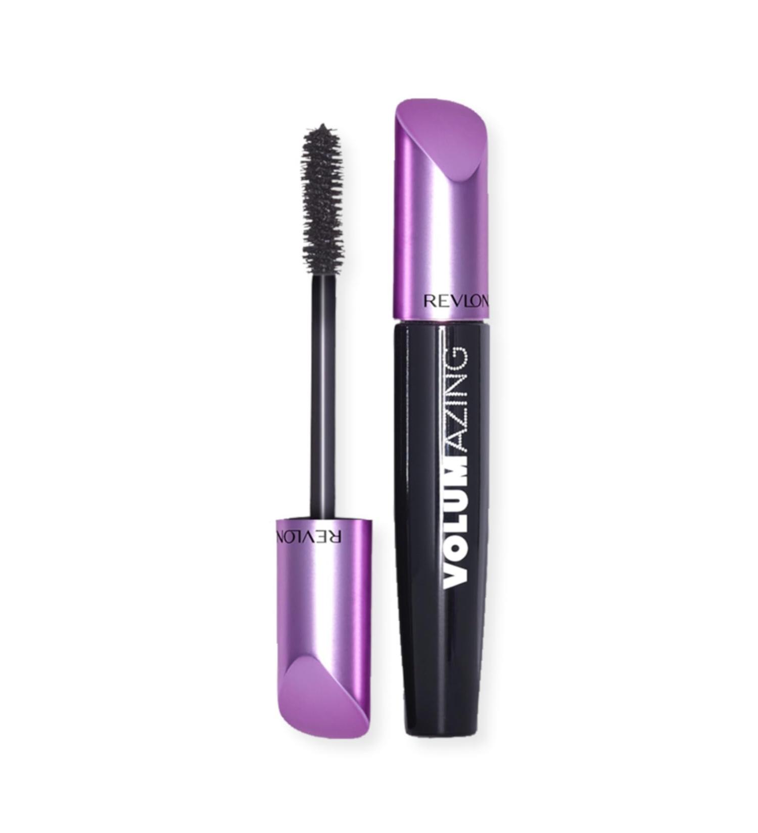Revlon Volumazing Mascara Volume et Longueur Effet Faux Cils Tenue 24H Noir Intense (9ml) 109 Blackest Black Blackest Black (109) 1 ml (Lot de 9)