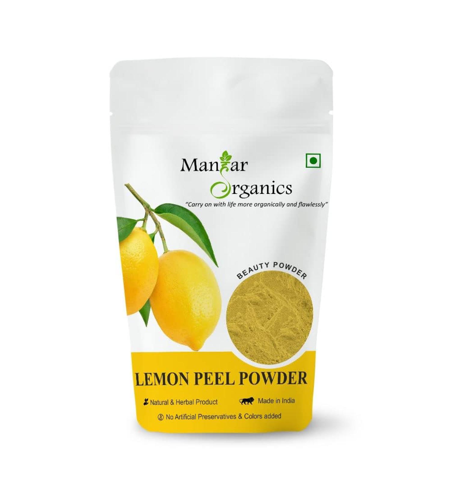 PRZX Pure Lemon Peel Powder | Natural Citrus Limon Face Pack & Scrub | Gentle Exfoliating Skin Care Powder | DIY Mask & Beauty Routine (1000GM) 35.27 Ounce (Pack of 1)