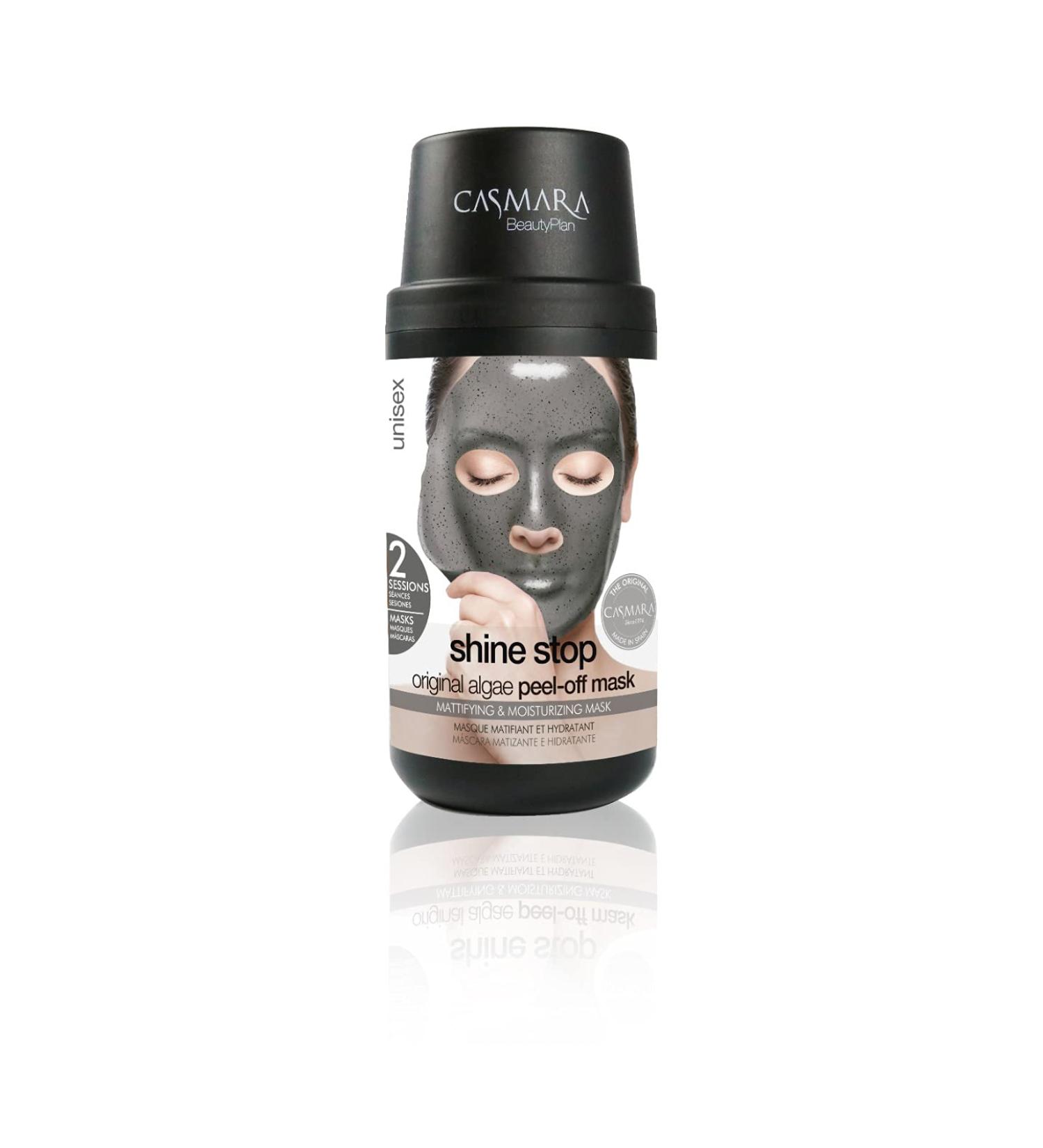 Skin Care Casmara Shine Stop Anti Aging Hydrating Facial Mask Kit for Impure Skin and Oily Skin - 2 Mask + 1 Ampoule 4 Ml - Buy Online on GoSupps.com