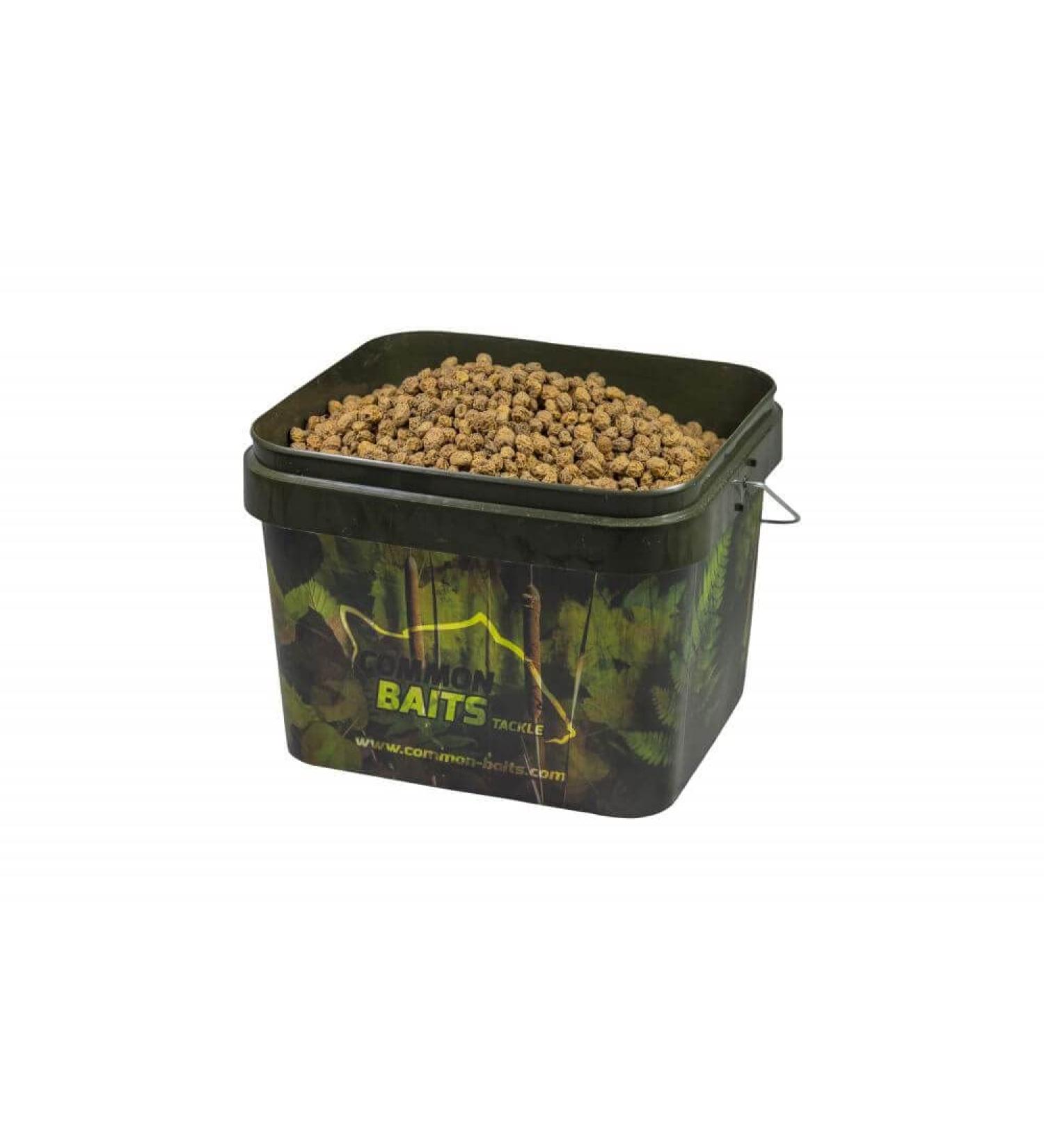 CommonBaits Tiger Nuts Natural Mix 7.5Kg in 10L Camo Bucket/Tigers mixed sizes
