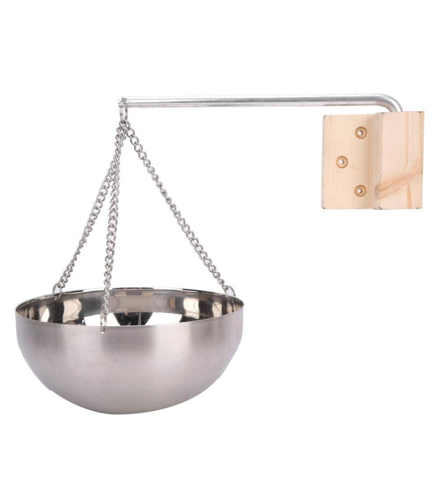 Atyhao 20cm Stainless Steel Sauna Aromatherapy Bowl - Essential Oil Holder for Sauna Room Accessories - Buy Online on GoSupps.com