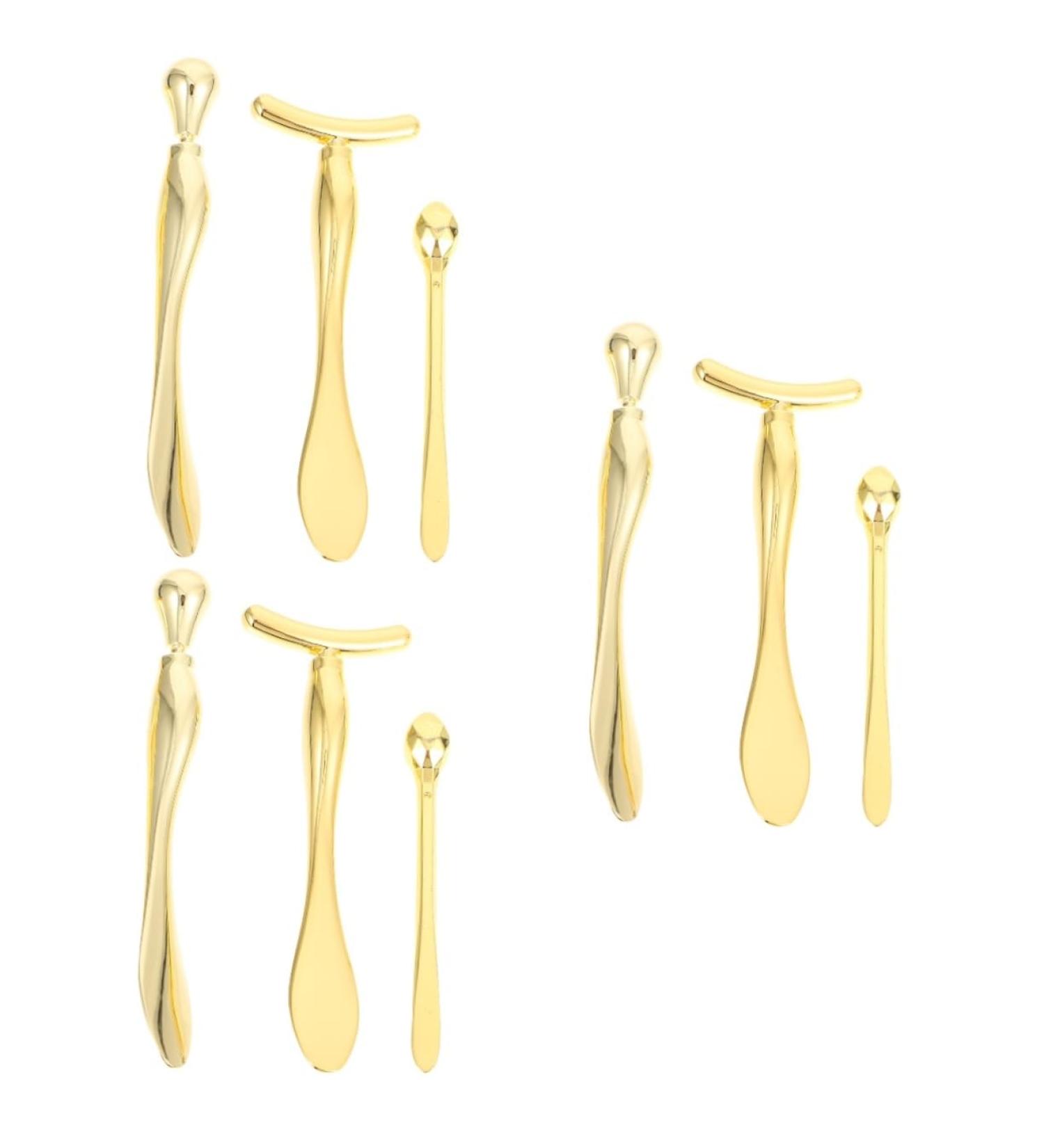 Healeved 9pi ces Outils De Pour Contour Yeux Applicateur Pratique De Cuill res De Massage Pour Soins Visage R duit Et Am liore Absorption Hydratantes - Buy Online on GoSupps.com