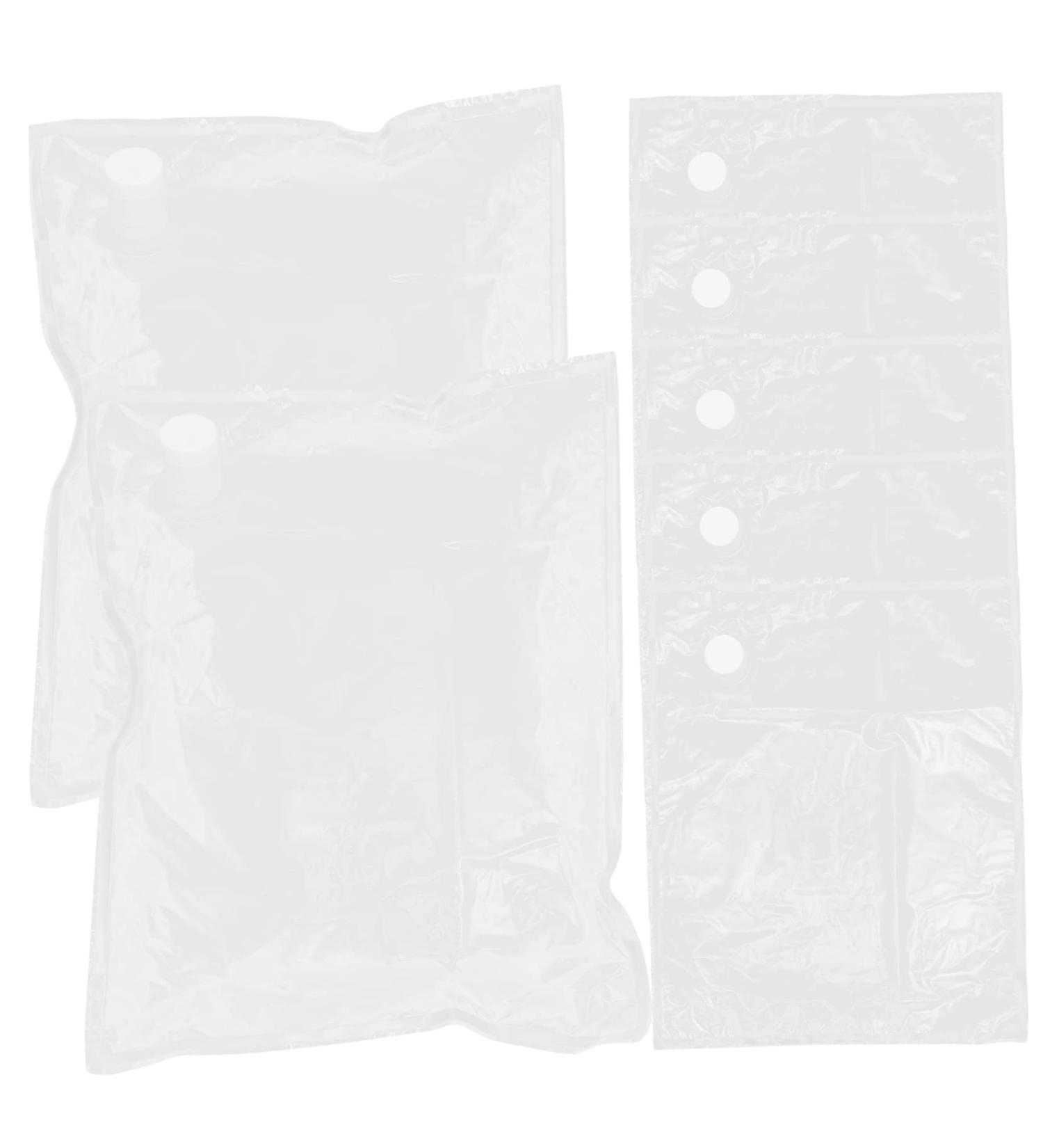 FRCOLOR Foldable Travel Bag Set - 6pcs Clear Airport Liquid Bags Transparent Travel Accessories 53x48cm - Ideal for International Travel - Buy Online on GoSupps.com