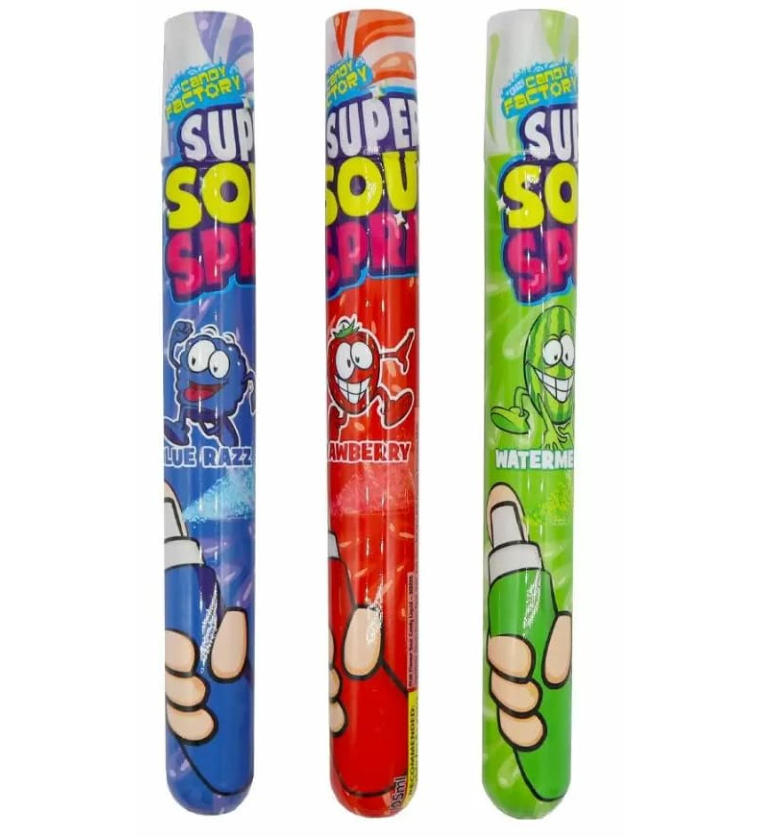 Ellies Jellies Crazy Candy Factory Super Sour Spray 105ml X3