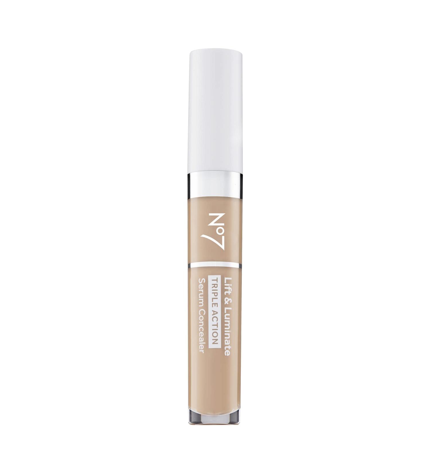 No7 Lift & Luminate Triple Action Serum Concealer - Light - Anti Aging Concealer for Blemishes & Dark Circles - Buy Online on GoSupps.com