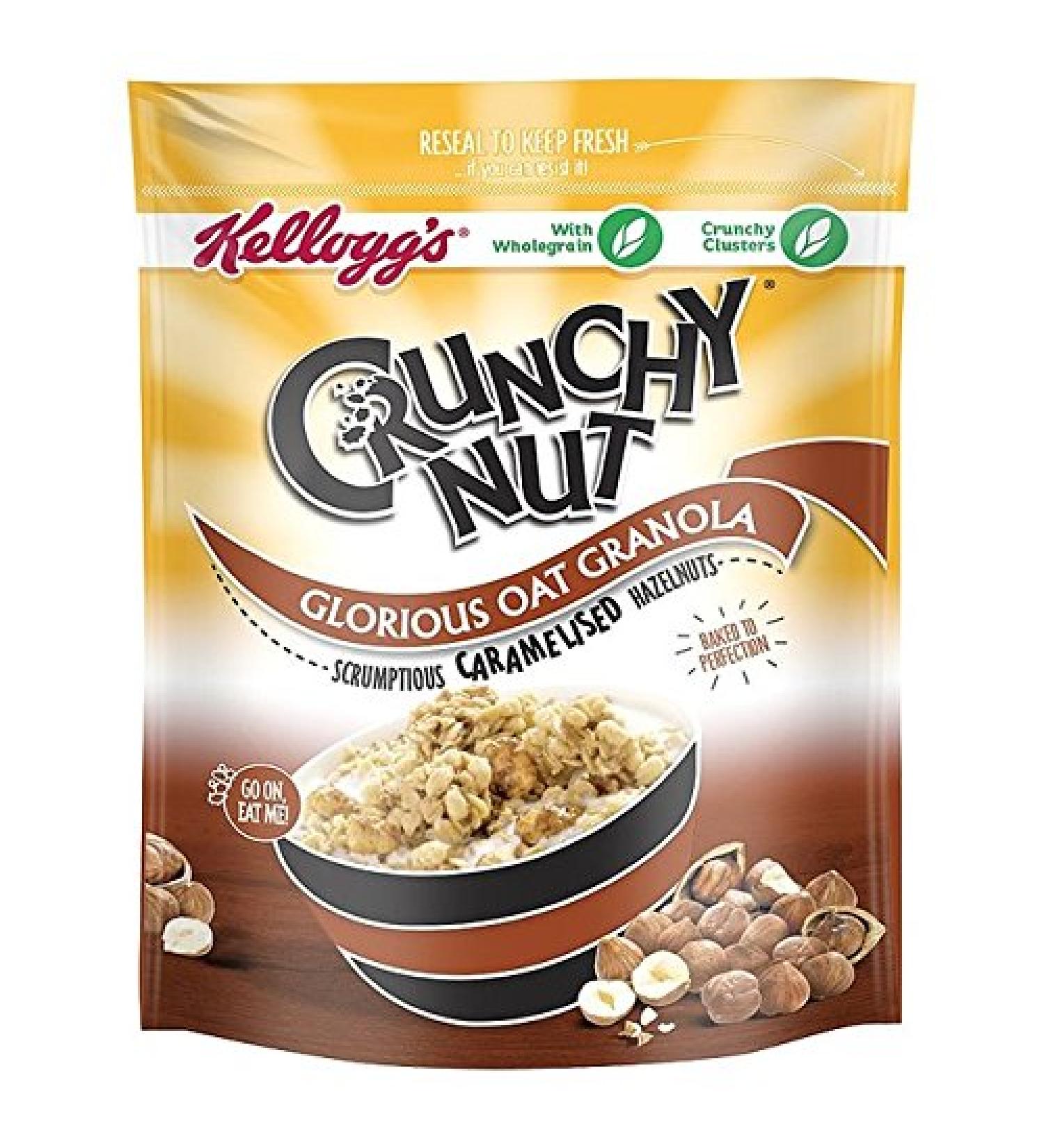 Kellogg's Crunchy Nut Oat Granola Caramelised Nuts 380 g