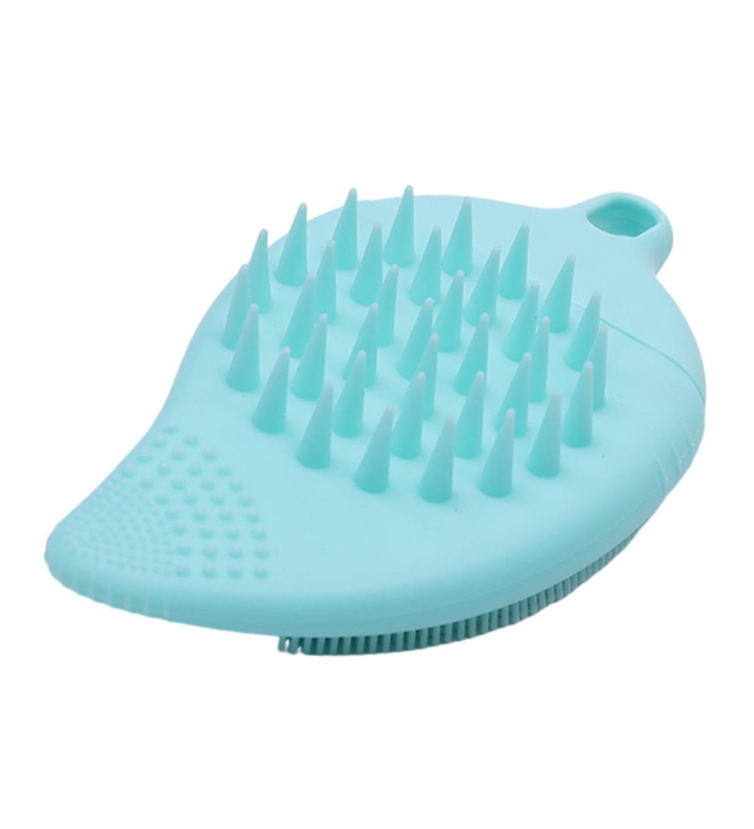 Eventerde Silicone Face Scrubber Face Wash Scrubber Double-Sided Silicone Face Brush - Manual Face Wash Brush for Deep Cleansing Scalp Brush for Men and Women Blue Sea - Buy Online on GoSupps.com