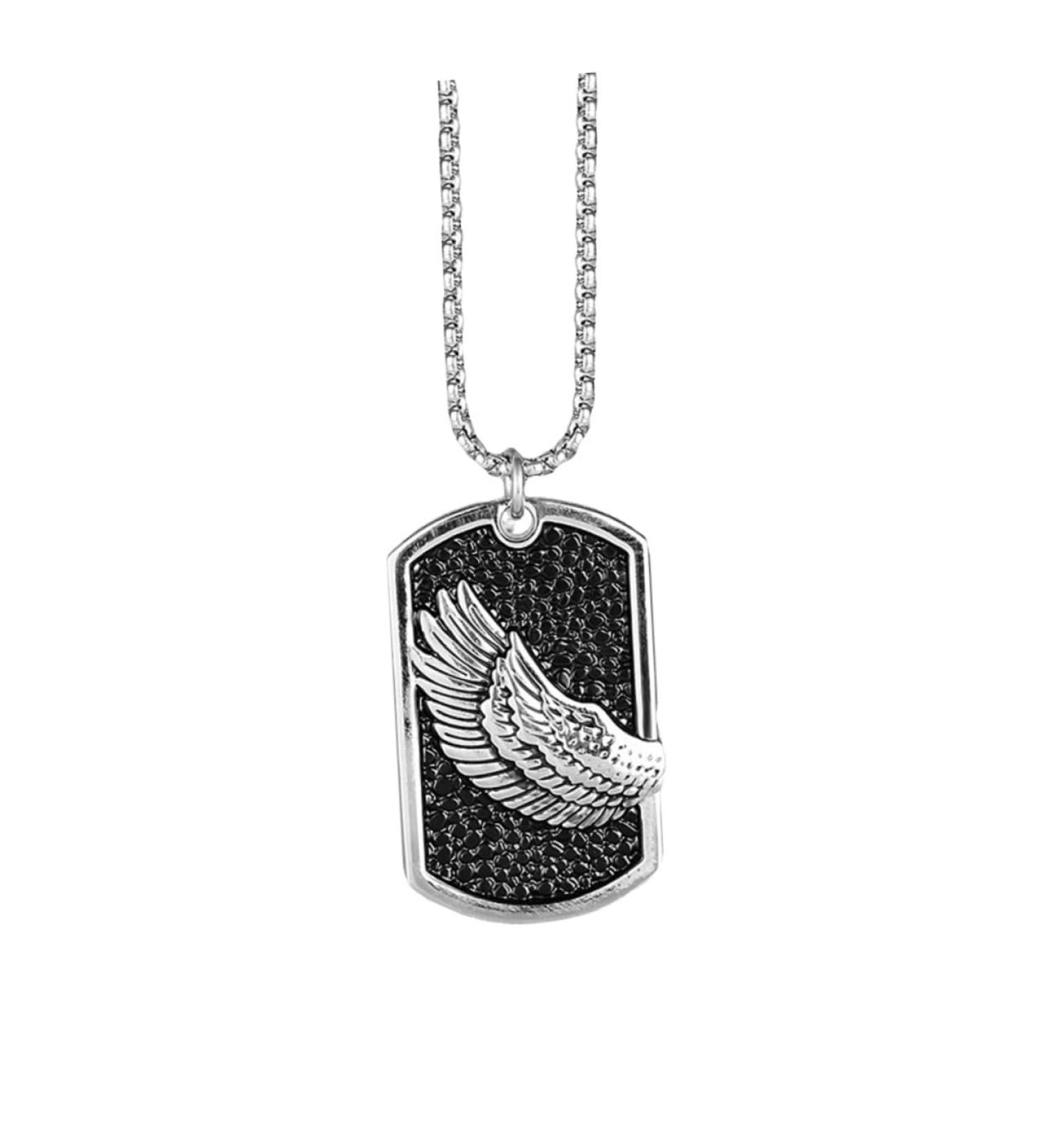 Men Cool Necklace Men's Necklaces A Necklace Cool Hip Hop Necklace Badge Punk Man - Buy Online on GoSupps.com