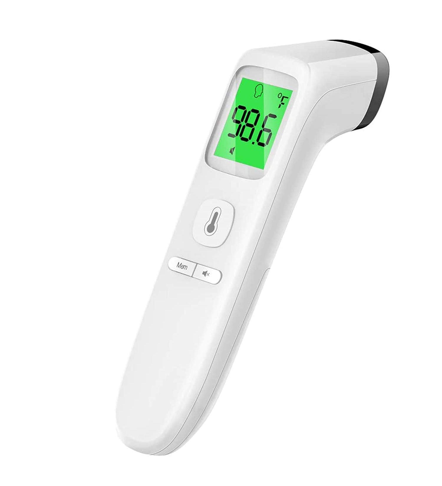 Buy No-Touch Infrared Digital Thermometer for Adults & Kids - Accurate Fever Alarm with Large LCD Screen | International Shipping Available - Buy Online on GoSupps.com