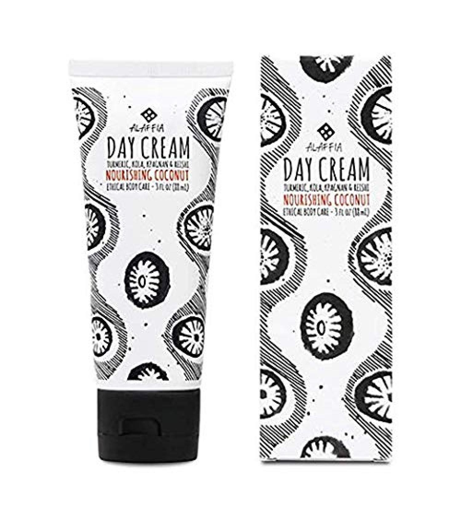 Alaffia Coconut Reishi Nourishing Day Crème, Purely Coconut 3 FZ