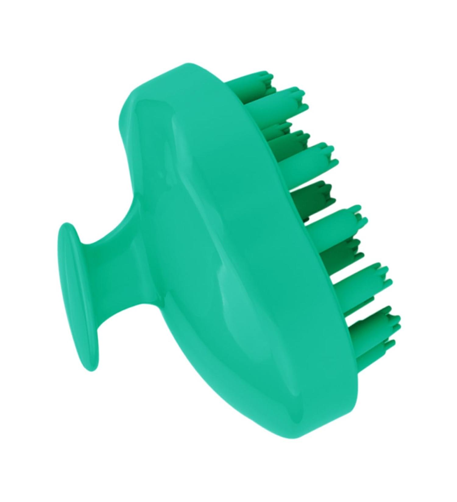 Tovinanna Hair Schuppenw scher - Green Bathroom Massage & Cleaning Shampoo Brush | Head Scratcher & Suction Tool for Ultimate Hair Care | 9.5x7cm - Buy Online on GoSupps.com