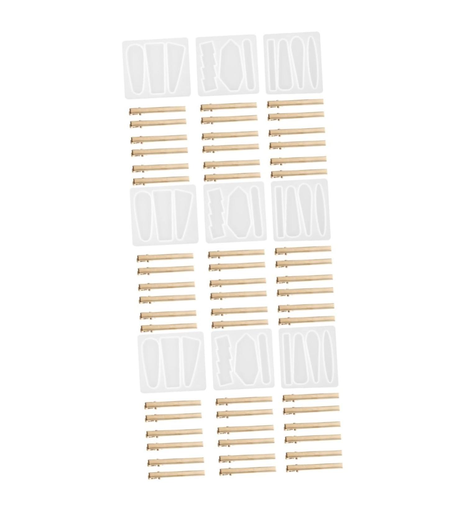 COHEALI 3 Sets Hairpin Mold De Para Gelatinas Hair Pin Resin Molds Hair Pin Mold Crystal Assorted Colorx3pcs 8.7X8cmx3pcs - Buy Online on GoSupps.com