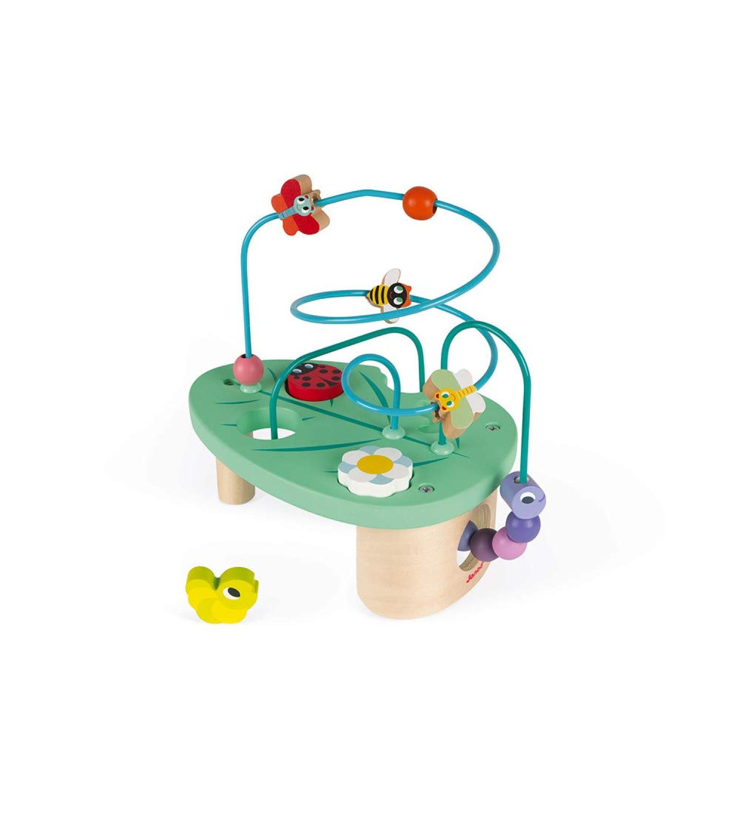 Janod Caterpillar and Co Looping - Wooden Early Learning Toy for 12 Months - Educational Fine Motor Skills Game - International Shipping Available - Buy Online on GoSupps.com