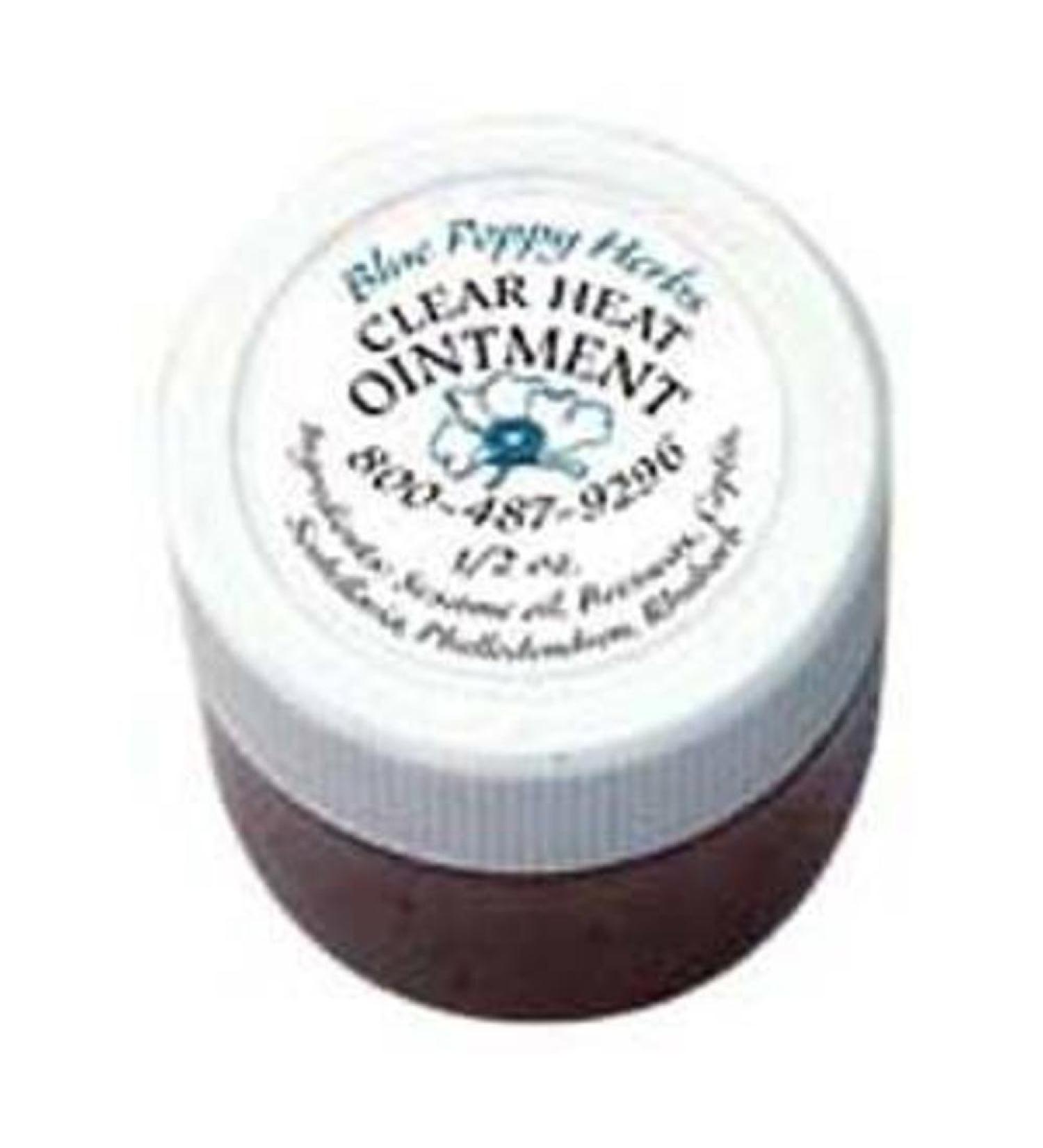 Blue Poppy - Clear Heat Ointment 1/2 oz Health and Beauty