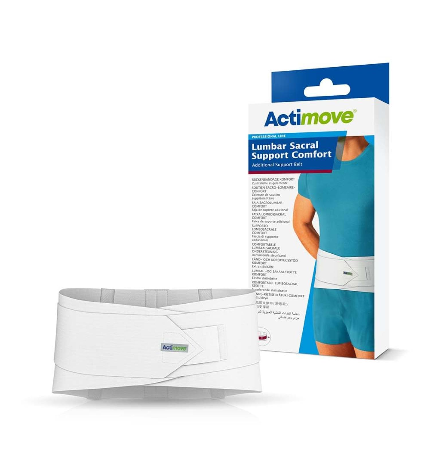 Professional Lumbar Sacral Support Belt | Post-Op Herniated Disc & Scoliosis Relief | Comfort & Additional Support | White Medium - Buy Online on GoSupps.com