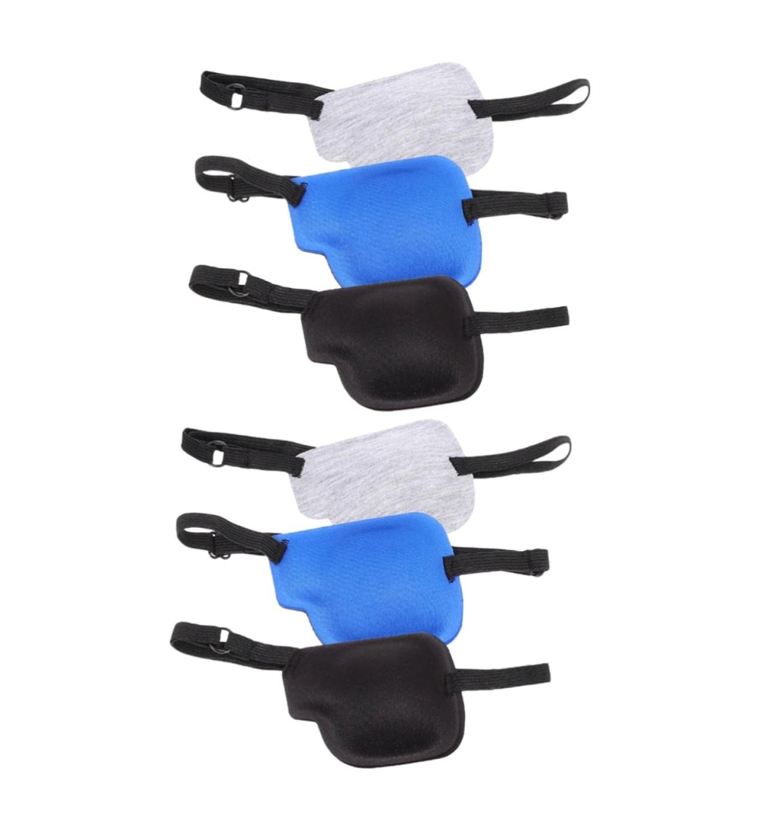 ORFOFE 6 Pcs Single Eye Mask Small Eye Protector Adjustable Eye Cover Lazy Eye Glasses Eye Patch Polyester - Buy Online on GoSupps.com