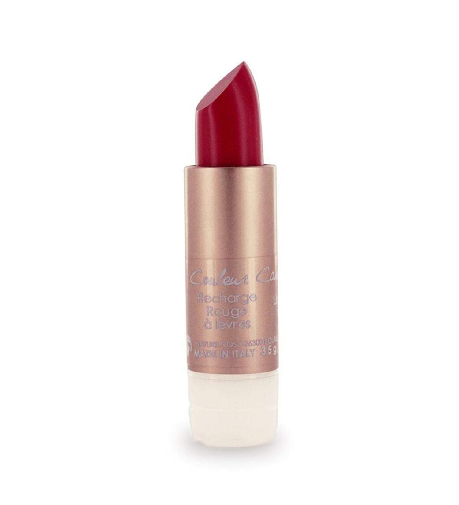 Couleur Caramel - Lipstick n°57 Cherry Gourmet Organic Refill - Signature Range