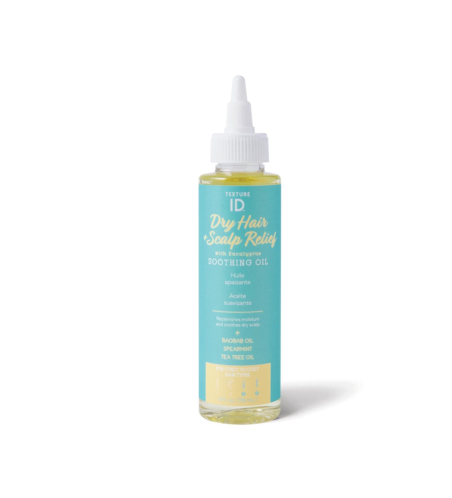 Texture ID Dry Hair & Scalp Relief Soothing Oil - Nourishing Moisture for All Hair Types | International Shipping Available - Buy Online on GoSupps.com