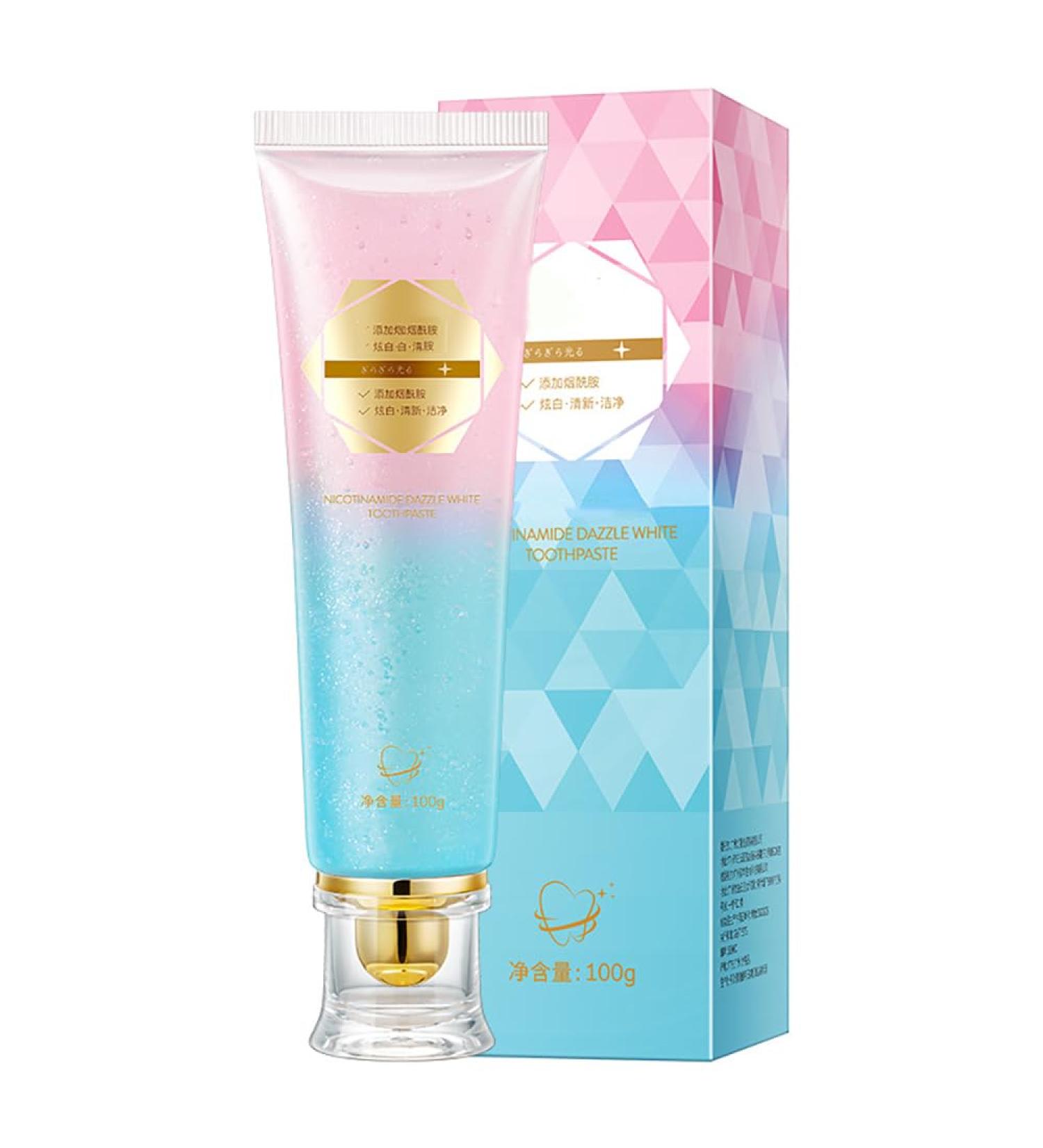 Body Accel Whitening Toothpaste with Niacinamide - Stain Remover for Dazzling White Teeth (1 pcs) | International Shipping Available - Buy Online on GoSupps.com