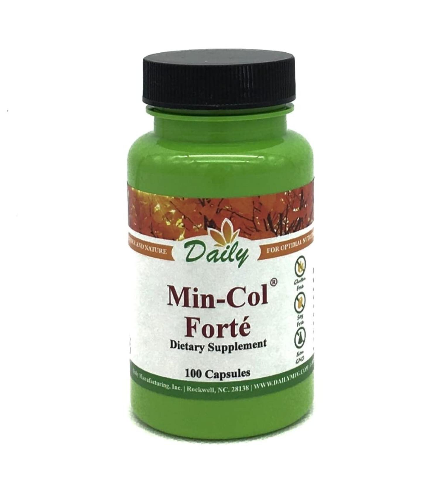 Daily's Min-Col Fort (100 Vegetarian Capsules) 100 Count (Pack of 1)