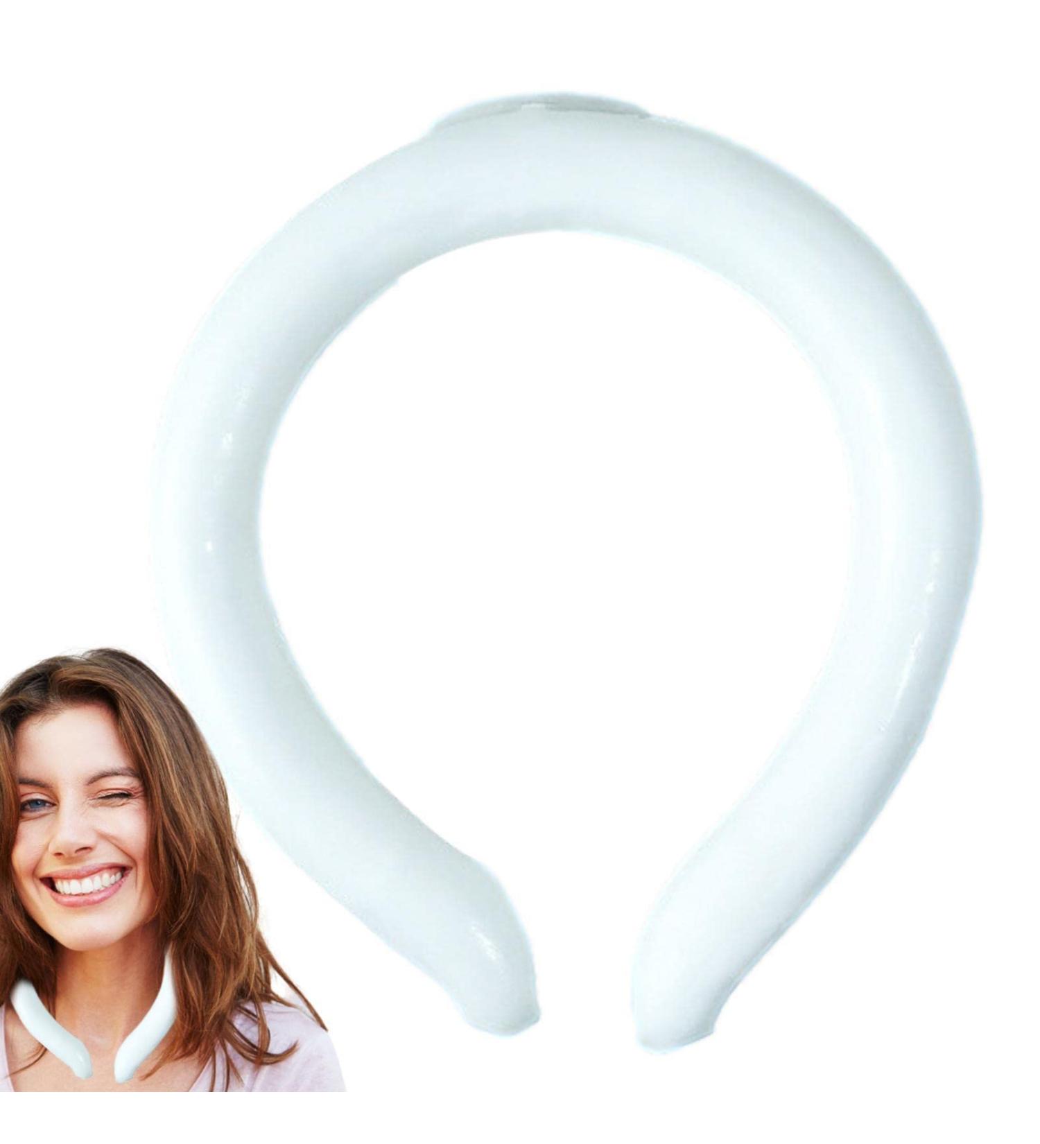 Neck Heater Thickened and Leak Proof Heating Collar Heating Long Lasting Warmth Portable Neck Heater for Exercising Biking and Attending Outdoor Concerts Shzons White Large - Buy Online on GoSupps.com