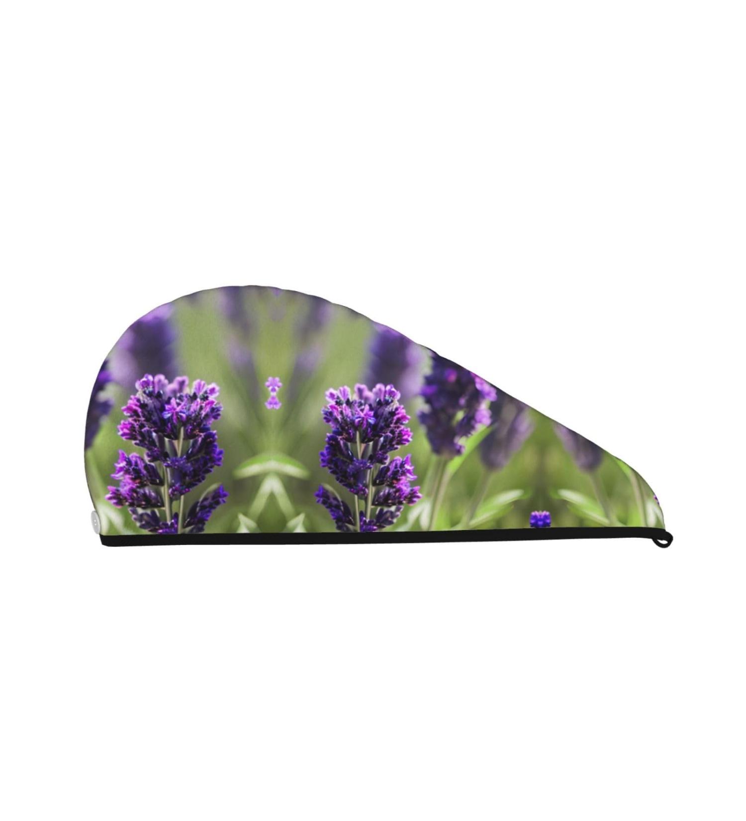 Buy Lavender Coral Velvet Dry Hair Cap | Unisex Wet Towel Wrap for Home & Travel Ideal for Bathing Pool & Beach - Buy Online on GoSupps.com