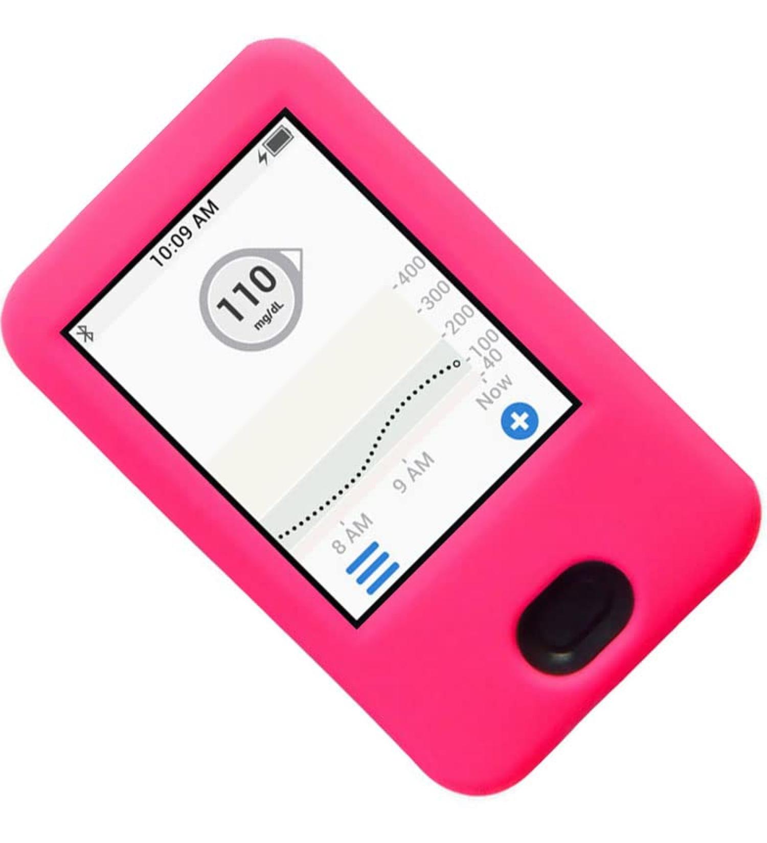 SNK Premium Silicone Case for Dexcom G6 CGM Receiver - Hot Pink - Buy Online on GoSupps.com
