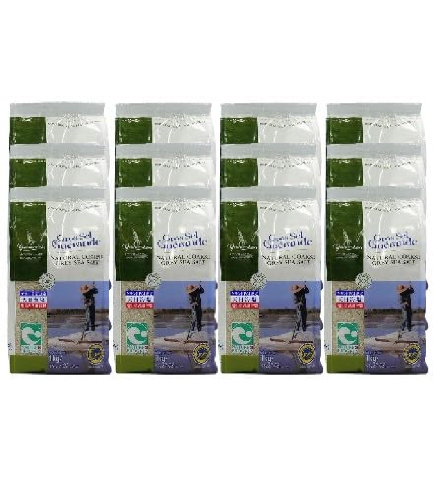 Le Guerandais Coarse Sea Salt 1kg X 12 - Buy Online on GoSupps.com