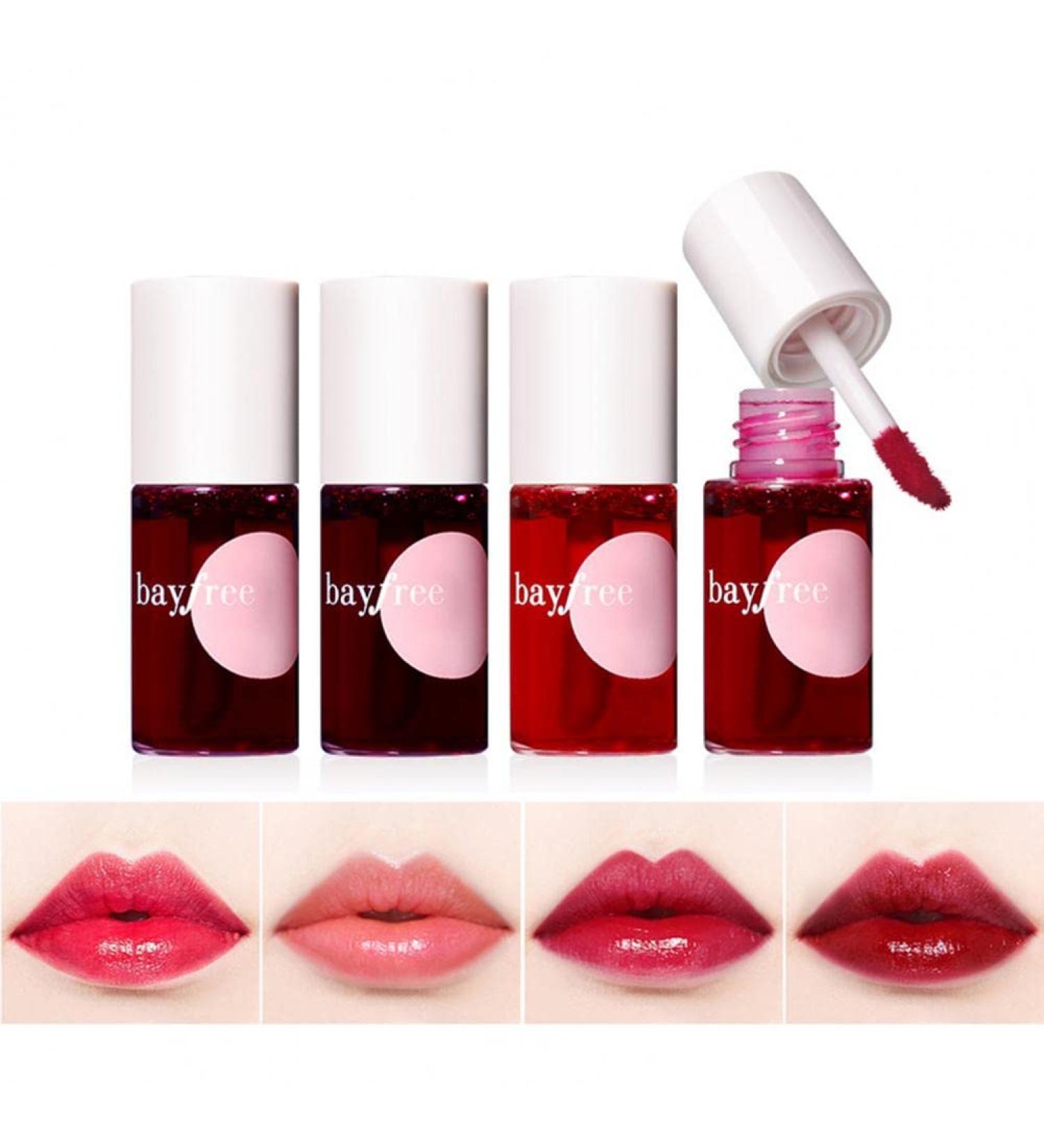Beliky Girl Lip Stain Tint Set Mini Liquid Lipstick Moisturizing Lip Stain Lip Eye And Cheek TripleUse Rouge Lip Gloss Natural Waterproof Sweatproof Lipstick 4 PCS SET - Buy Online on GoSupps.com