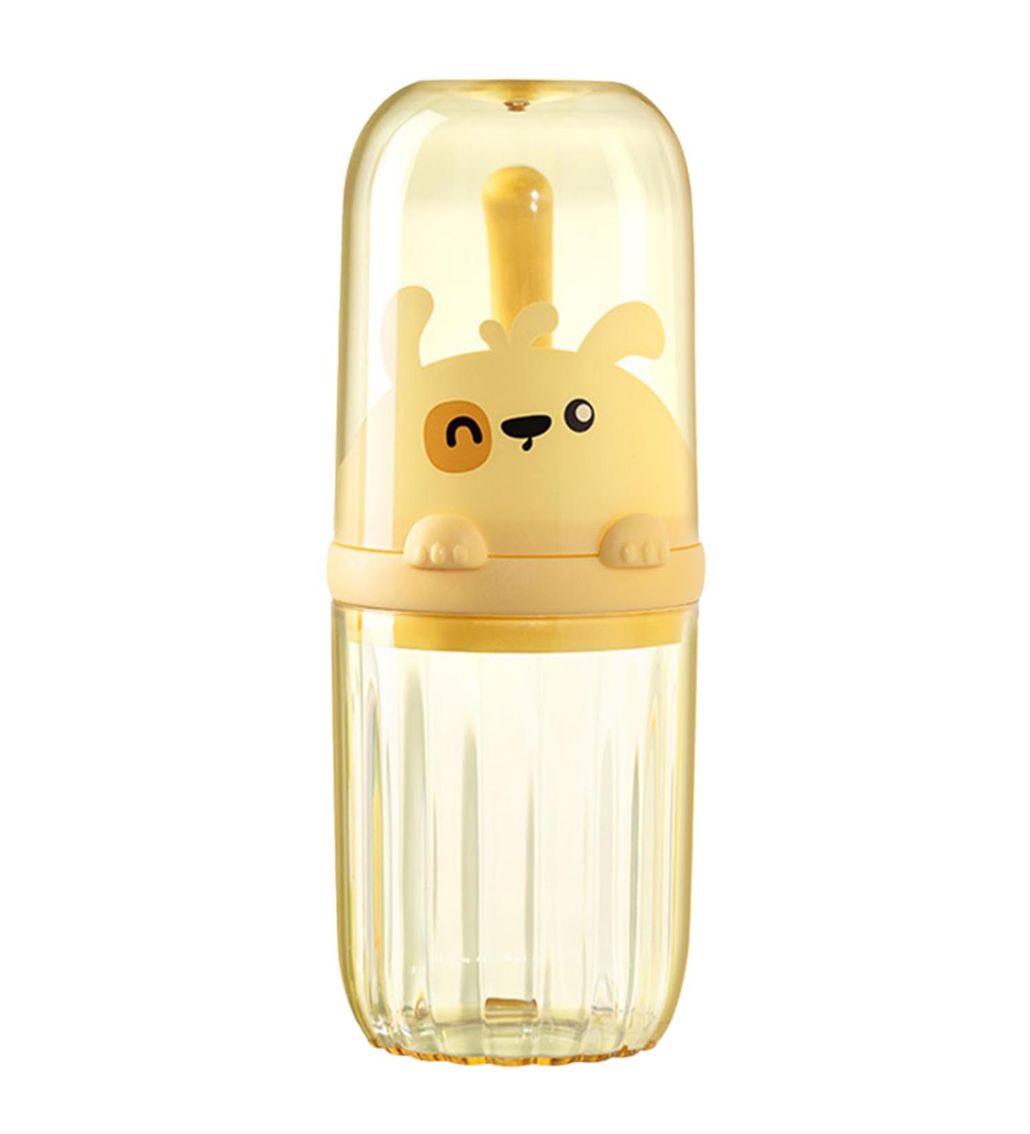 Portable Travel Toothbrush & Creative Cartoon Brush Mug - Sakeiou Bathroom Accessories for Couples & Families - Buy Online on GoSupps.com