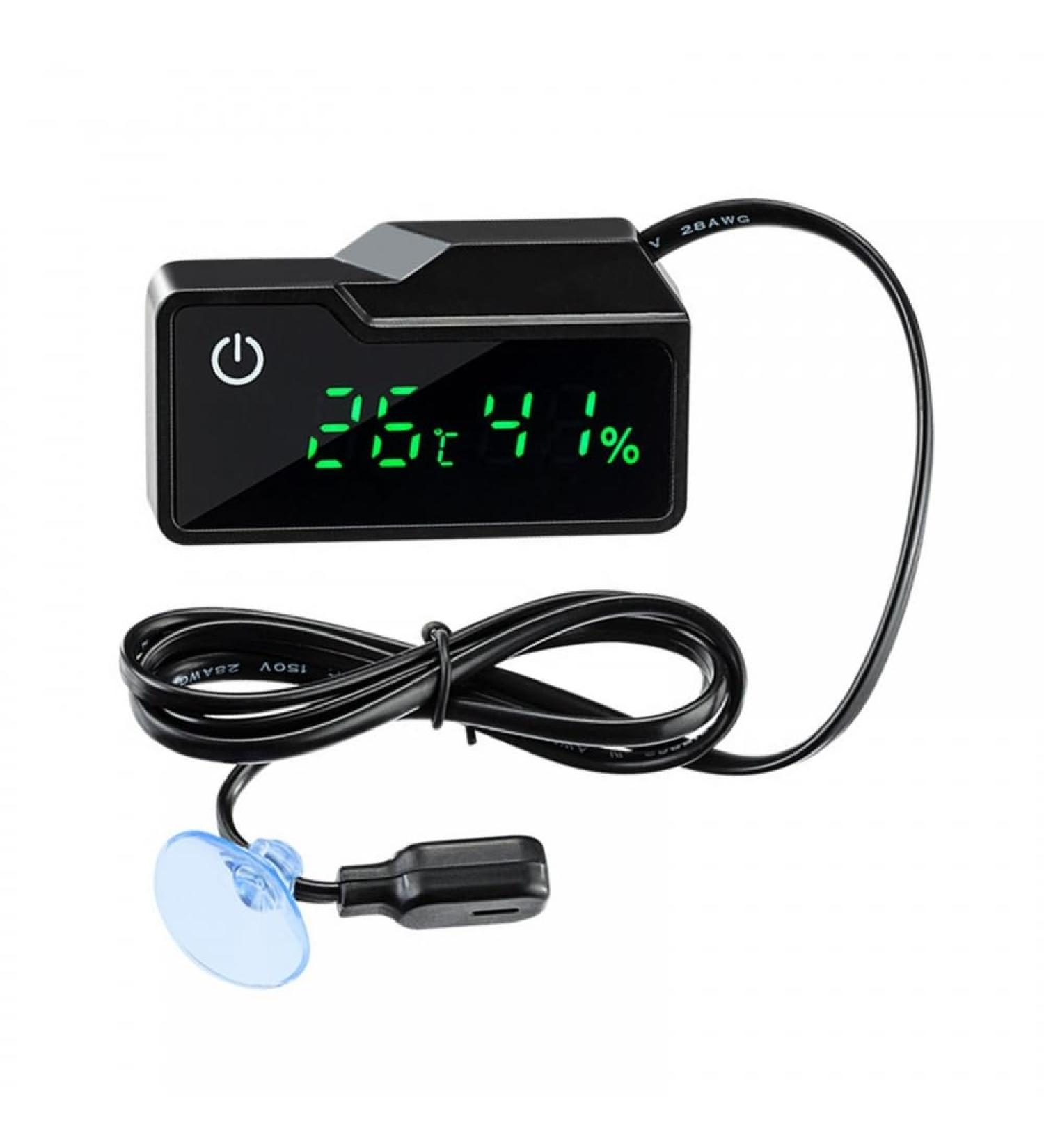 Mini Digital Thermometer Hygrometer for Terrariums | Accurate Temperature & Moisture Measurement with LCD Display - Buy Online on GoSupps.com
