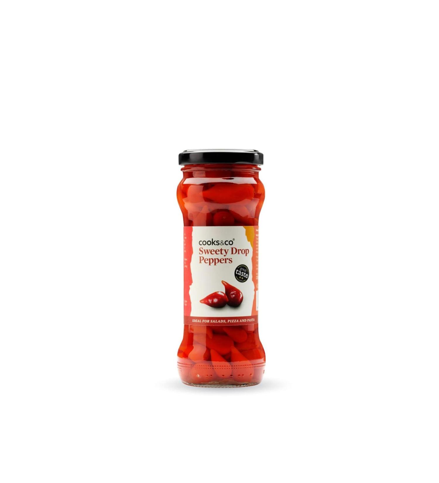 Cooks & Co Cooks & Co Sweety Drop Peppers | 4 x 235g