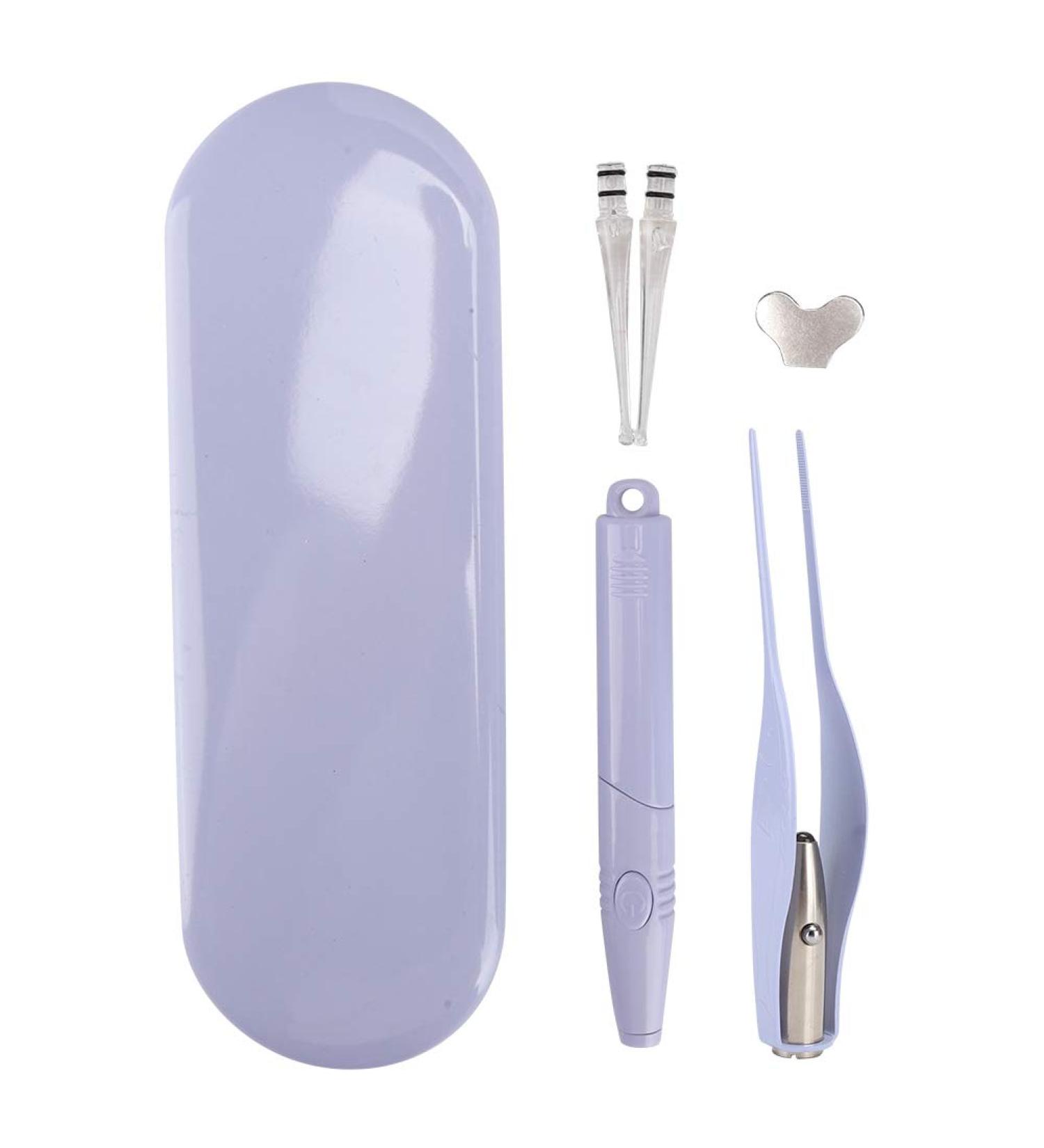 Electric Earpick Iron Box with Comfortable Grip - Ergonomic Handle Earwax Remover for Baby Use - Purple - Buy Online on GoSupps.com